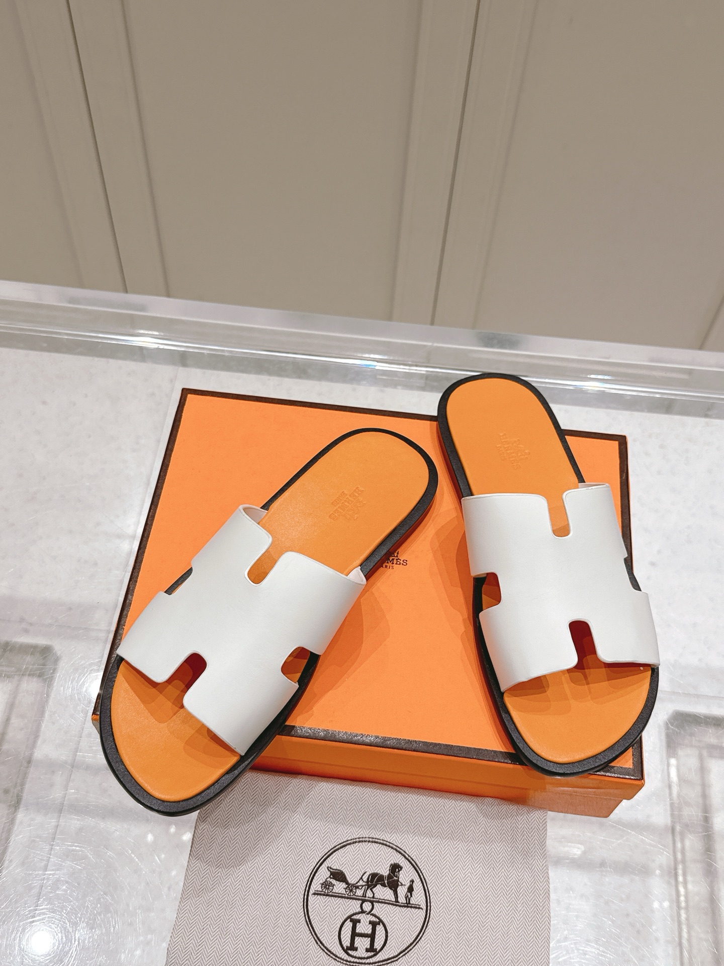 Hermès Hermes爱马仕lzmir系列 老舅鞋 二舅拖鞋 H拖 凉鞋