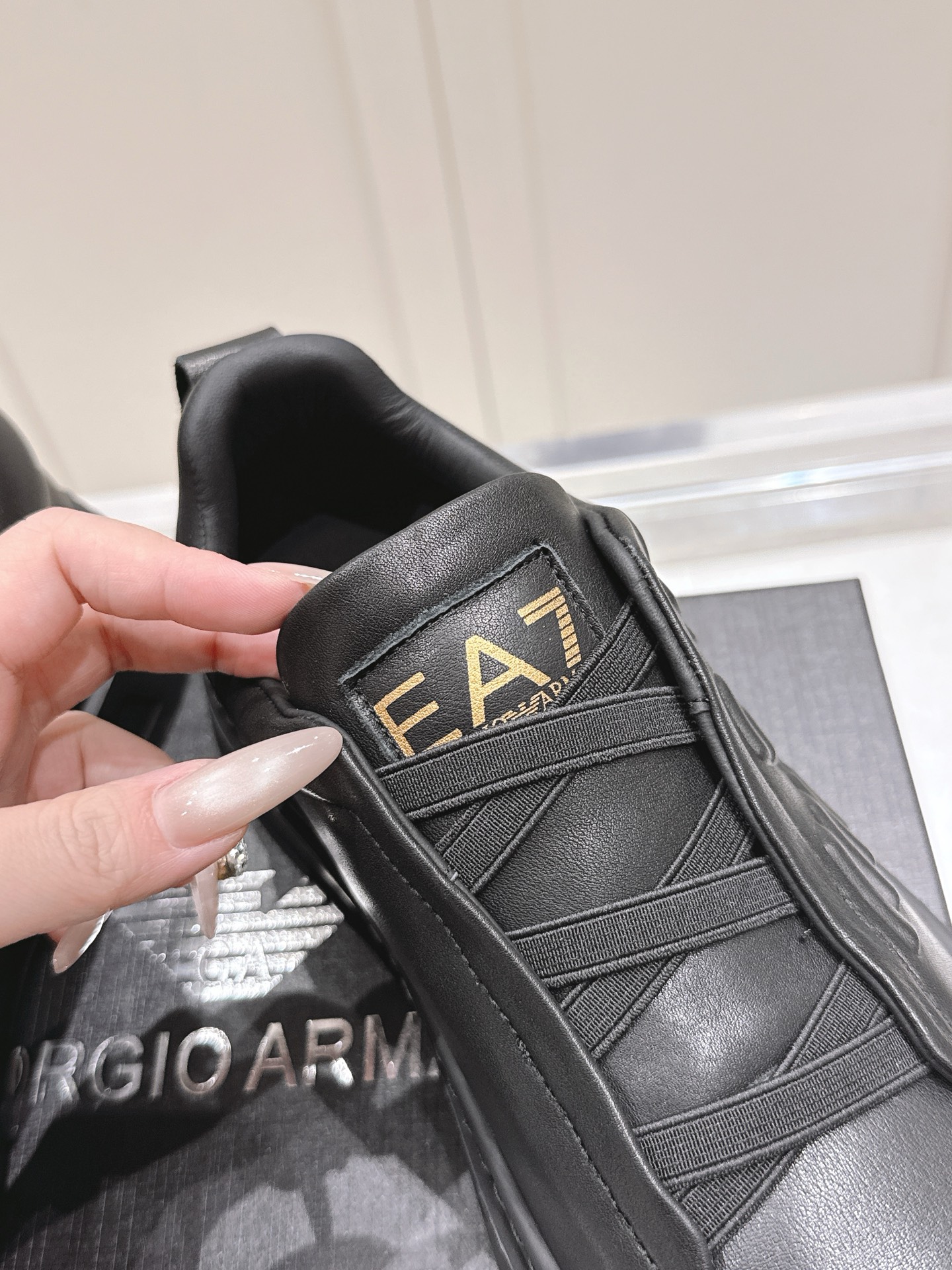 Top: 700 Men’s Emporio Armani EA7 Leisure Sneakers, Original Design, Zirconium Fabric, Custom Sizes - 图片 8