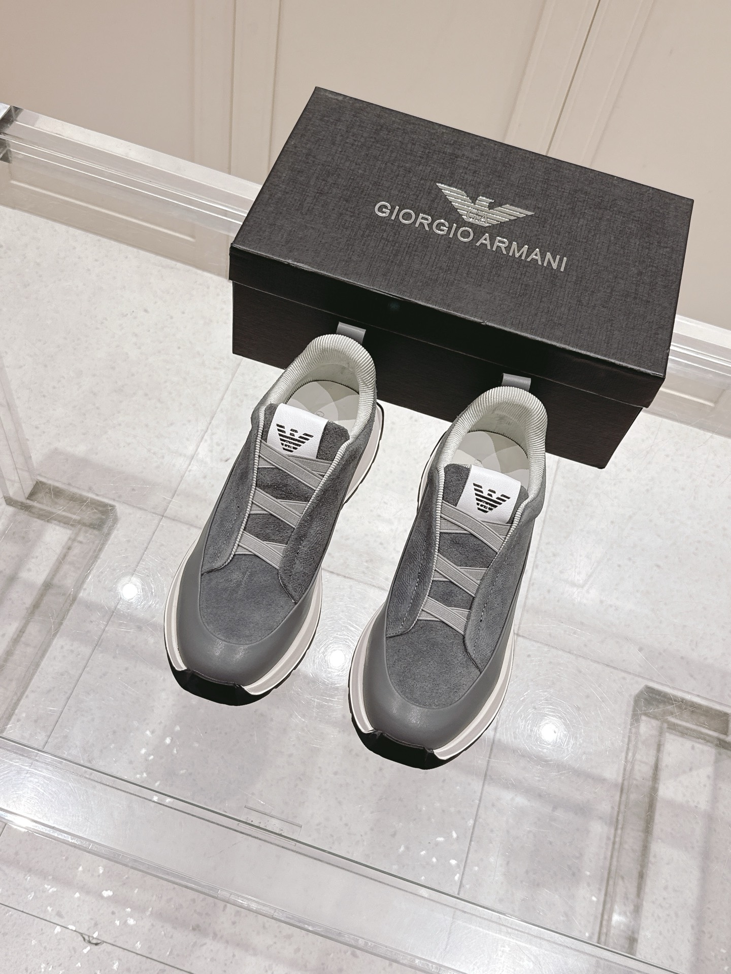 EA7 Leisure Sneakers: Male Version 675, Original Design with Unique Brand Identity - 图片 2