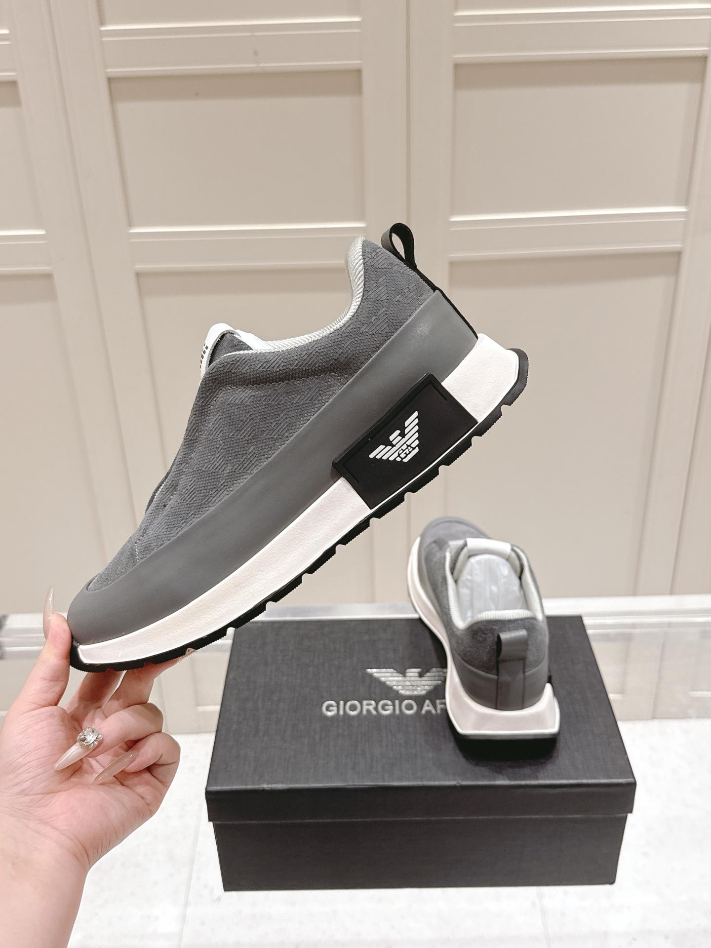 EA7 Leisure Sneakers: Male Version 675, Original Design with Unique Brand Identity - 图片 5