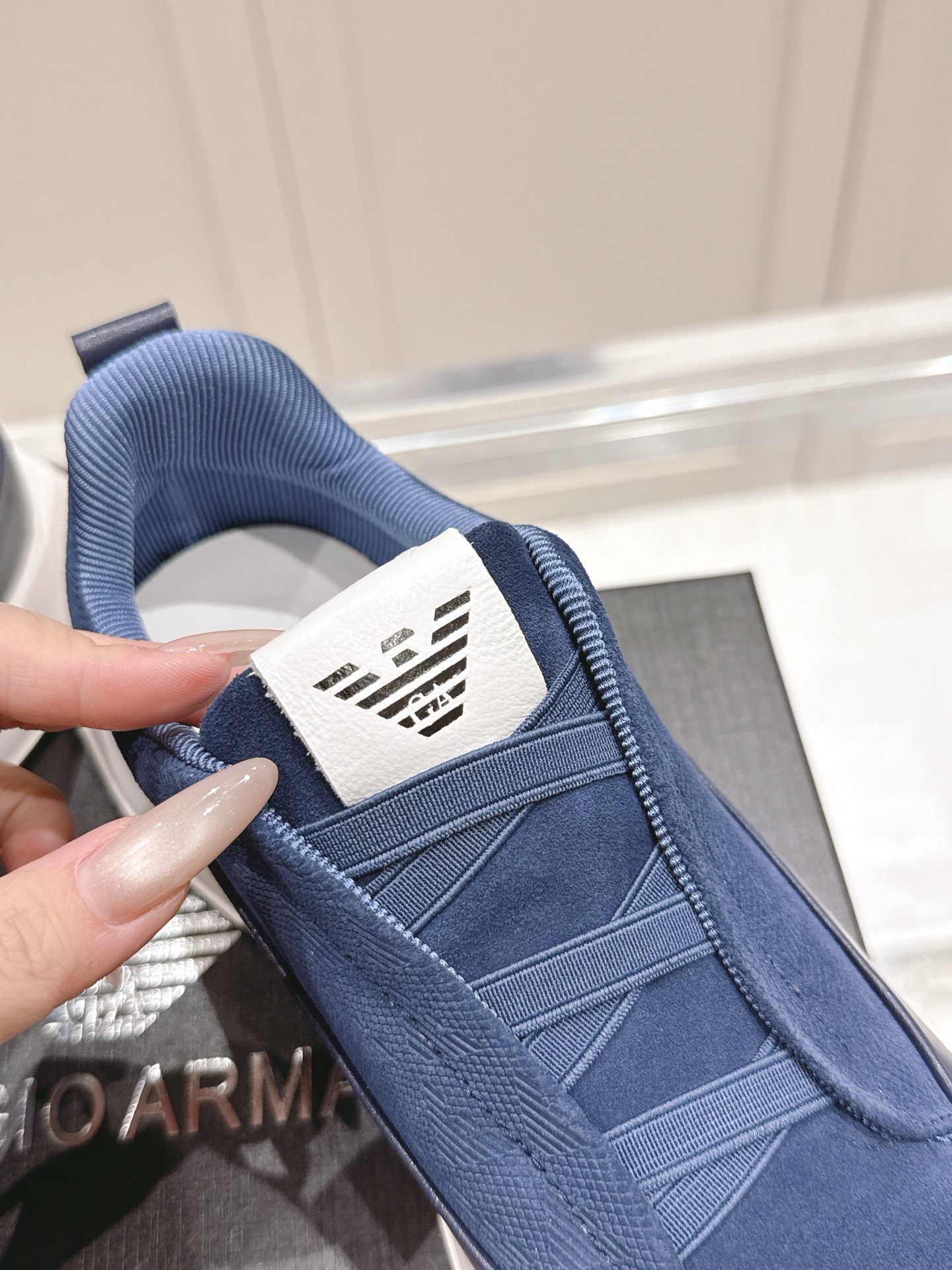 EA7 Leisure Sneakers: Male Version 675, Original Custom Materials and Details - 图片 6