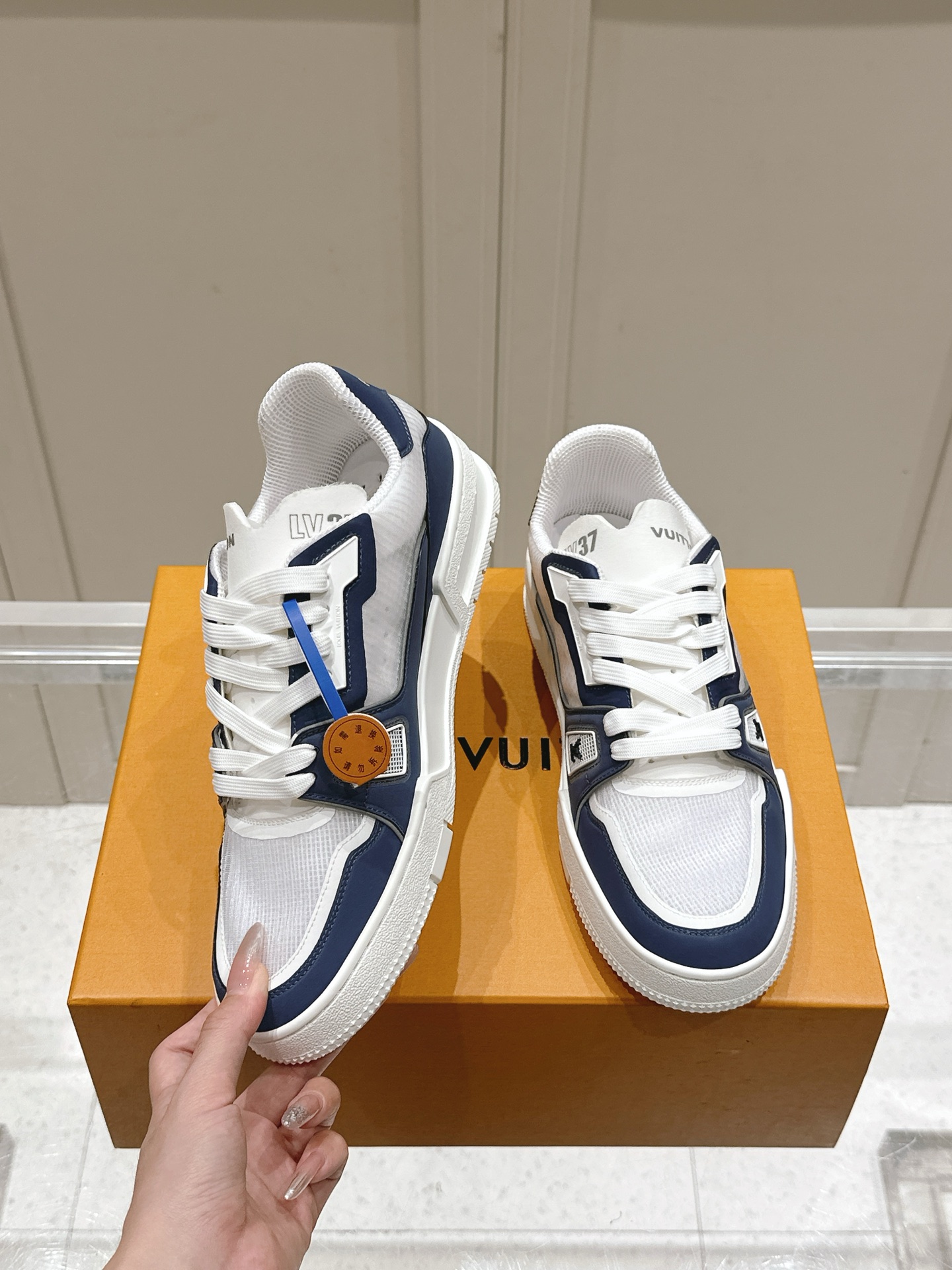 Louis Vuitton LV 路易威登L家 驴牌 Trainer系列 休闲 运动鞋 滑板鞋