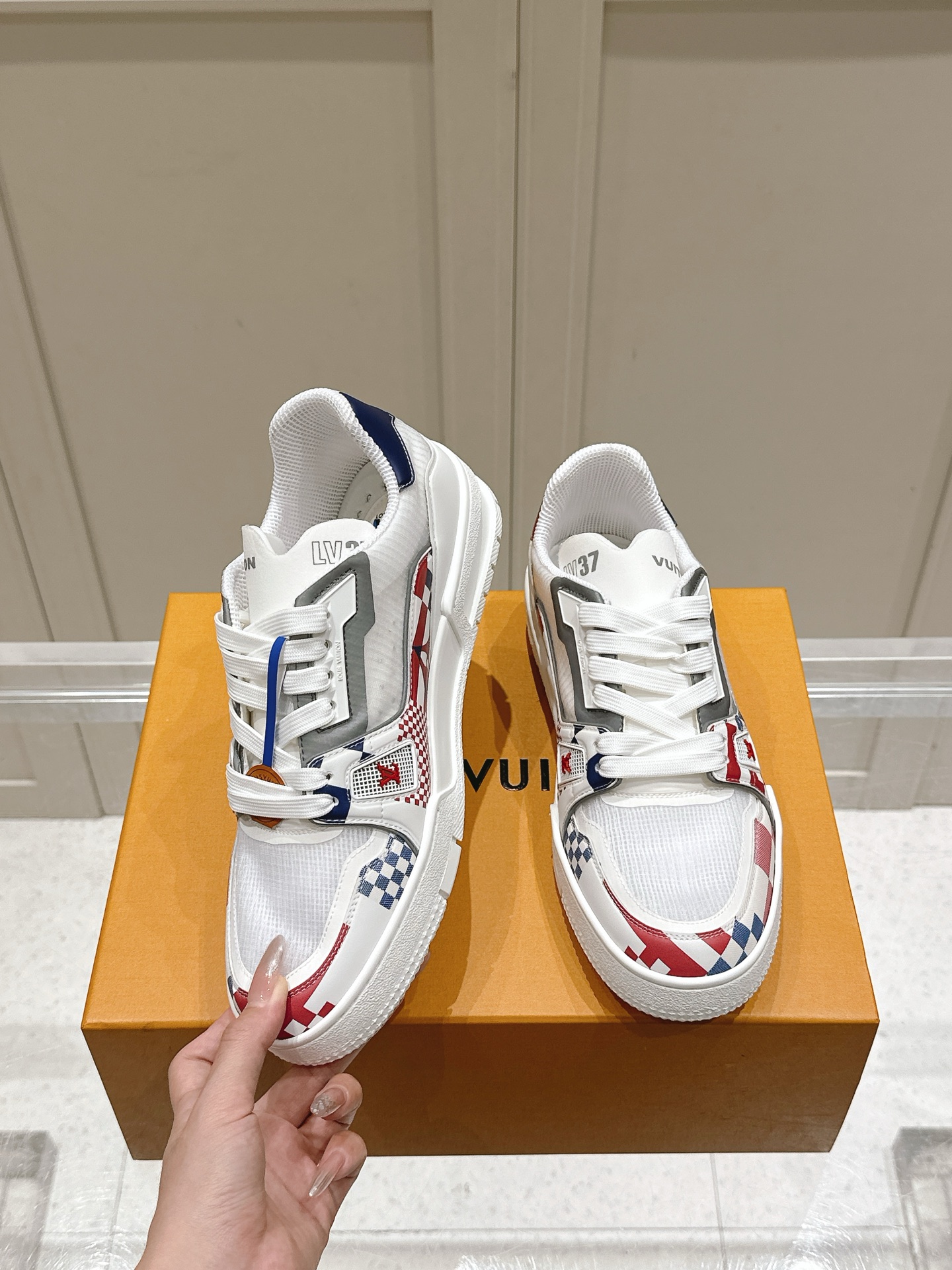 Louis Vuitton LV 路易威登L家 驴牌 Trainer系列 休闲 运动鞋 滑板鞋