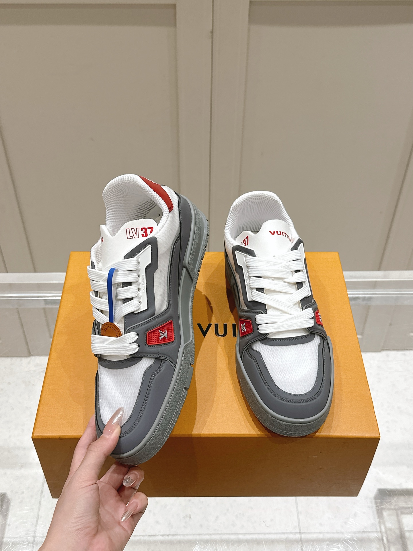 Louis Vuitton LV 路易威登L家 驴牌 Trainer系列 休闲 运动鞋 滑板鞋