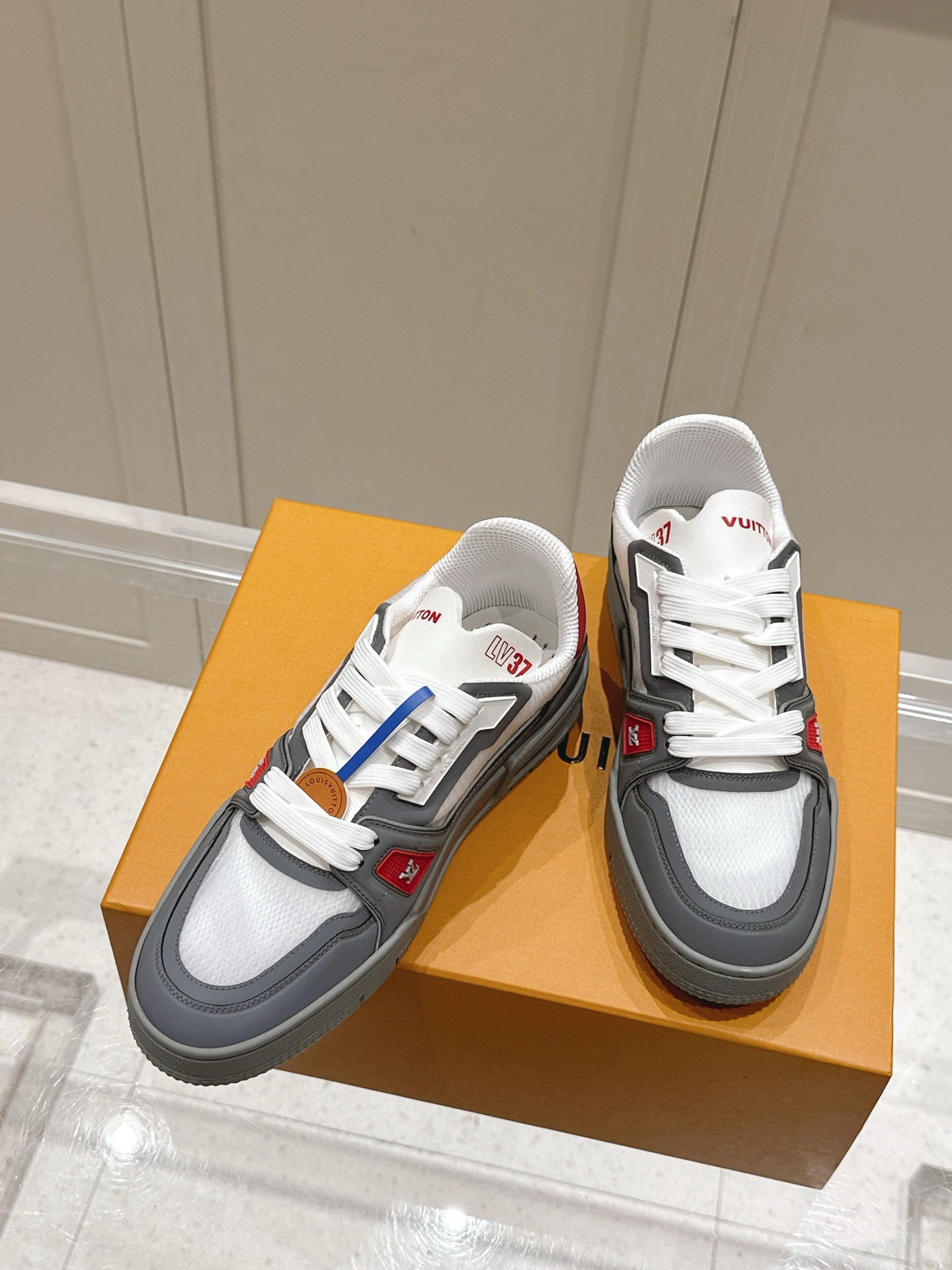 Louis Vuitton LV 路易威登L家 驴牌 Trainer系列 休闲 运动鞋 滑板鞋