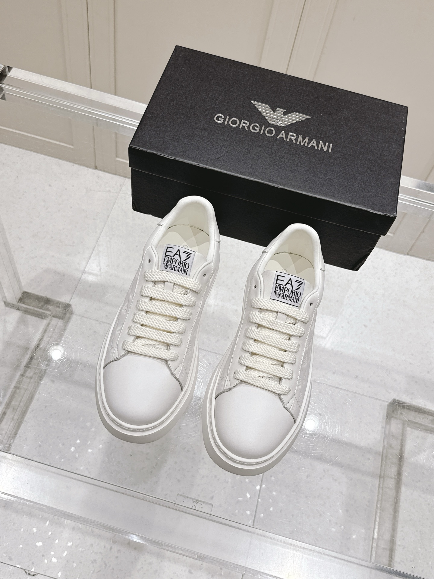 Top: 700 Men’s Emporio Armani EA7 Leisure Sneakers with Unique Design and Quality Materials