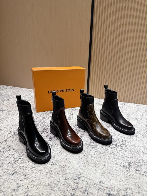 Louis Vuitton Women's Ankle Boots Platform Chelsea Boots, Luxurious Design 1 Louis Vuitton Women's Ankle Boots Platform Chelsea Boots, Luxurious Design