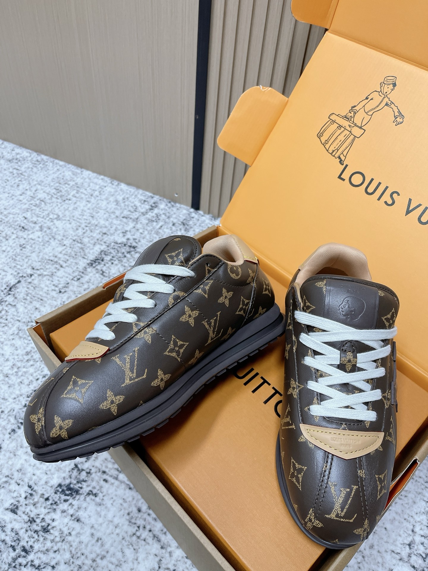 路易威登 Louis Vuitton 高定典藏经典高奢皮鞋男鞋女鞋鞋履高跟鞋 #B6ABB77A 3