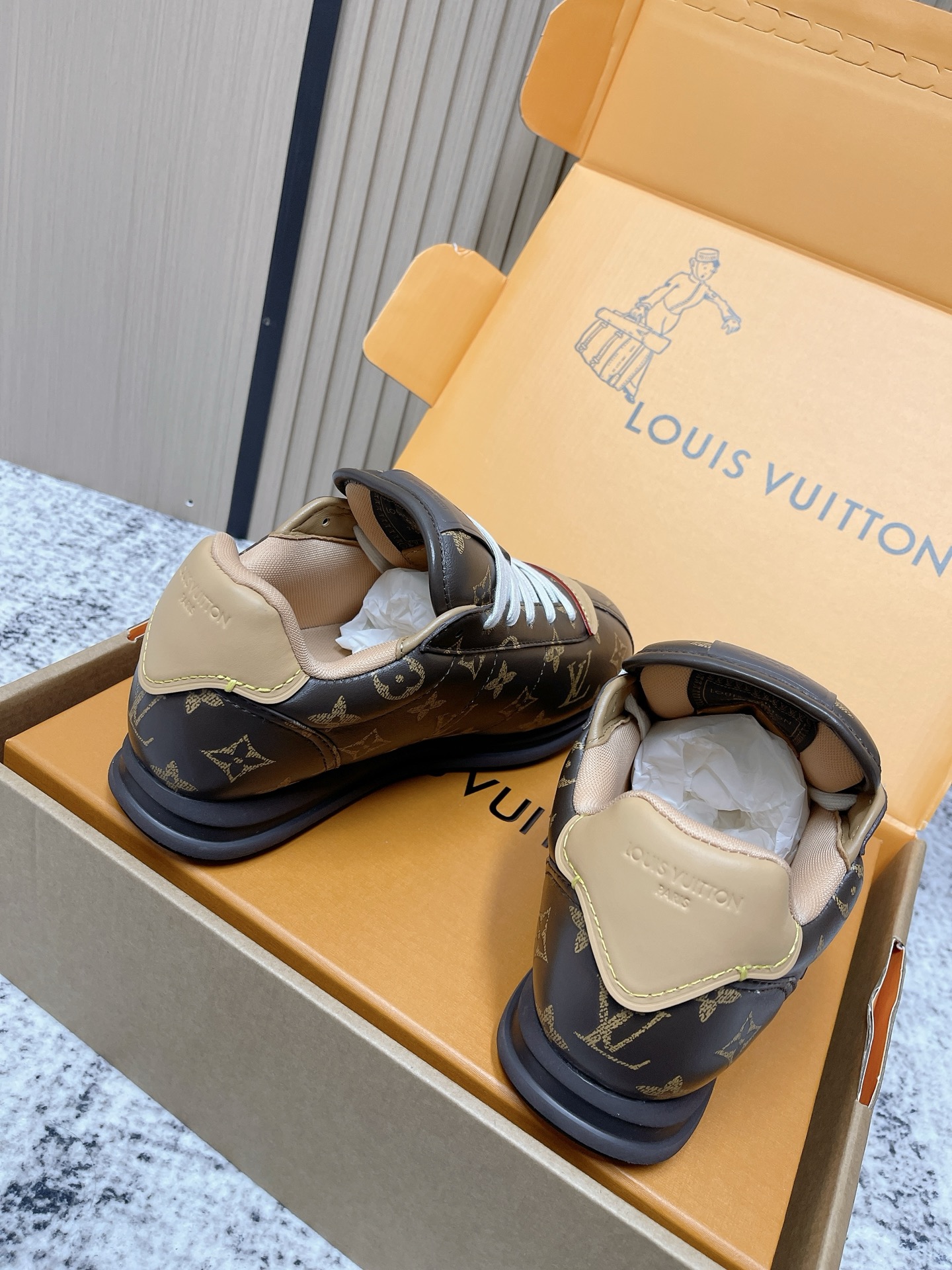 路易威登 Louis Vuitton 高定典藏经典高奢皮鞋男鞋女鞋鞋履高跟鞋 #B6ABB77A 4