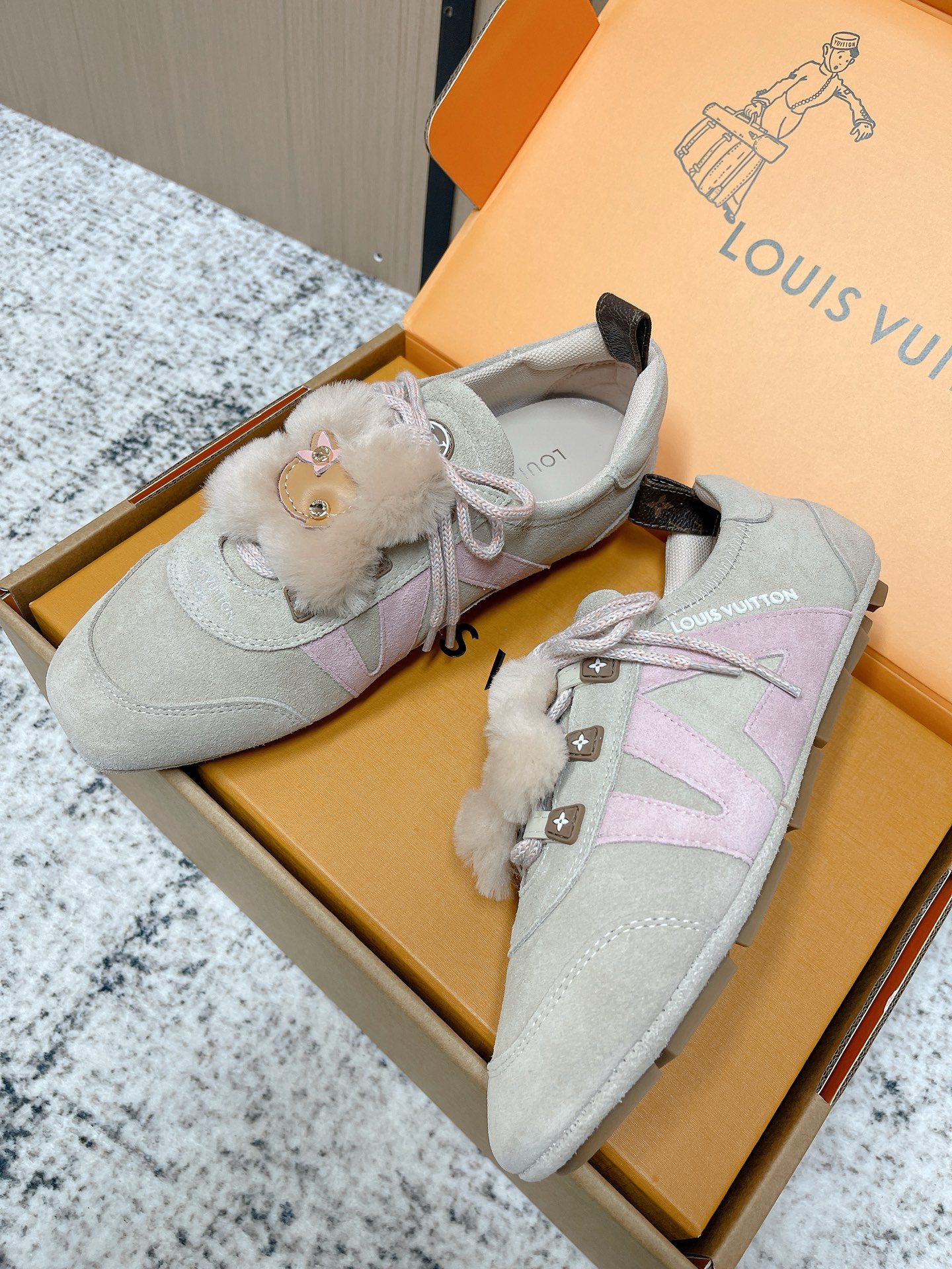Louis Vuitton Louis Vuitton Sneakerina系列芭蕾舞鞋 德训鞋 平底鞋休闲鞋 ‼