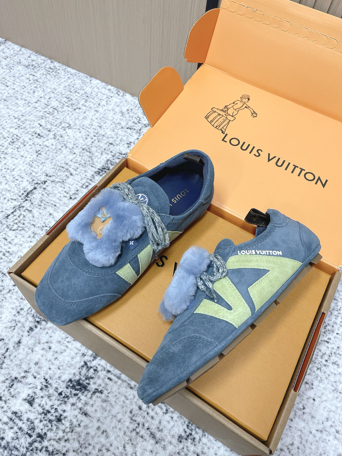Louis Vuitton Louis Vuitton Sneakerina系列芭蕾舞鞋 德训鞋 平底鞋休闲鞋 ‼
