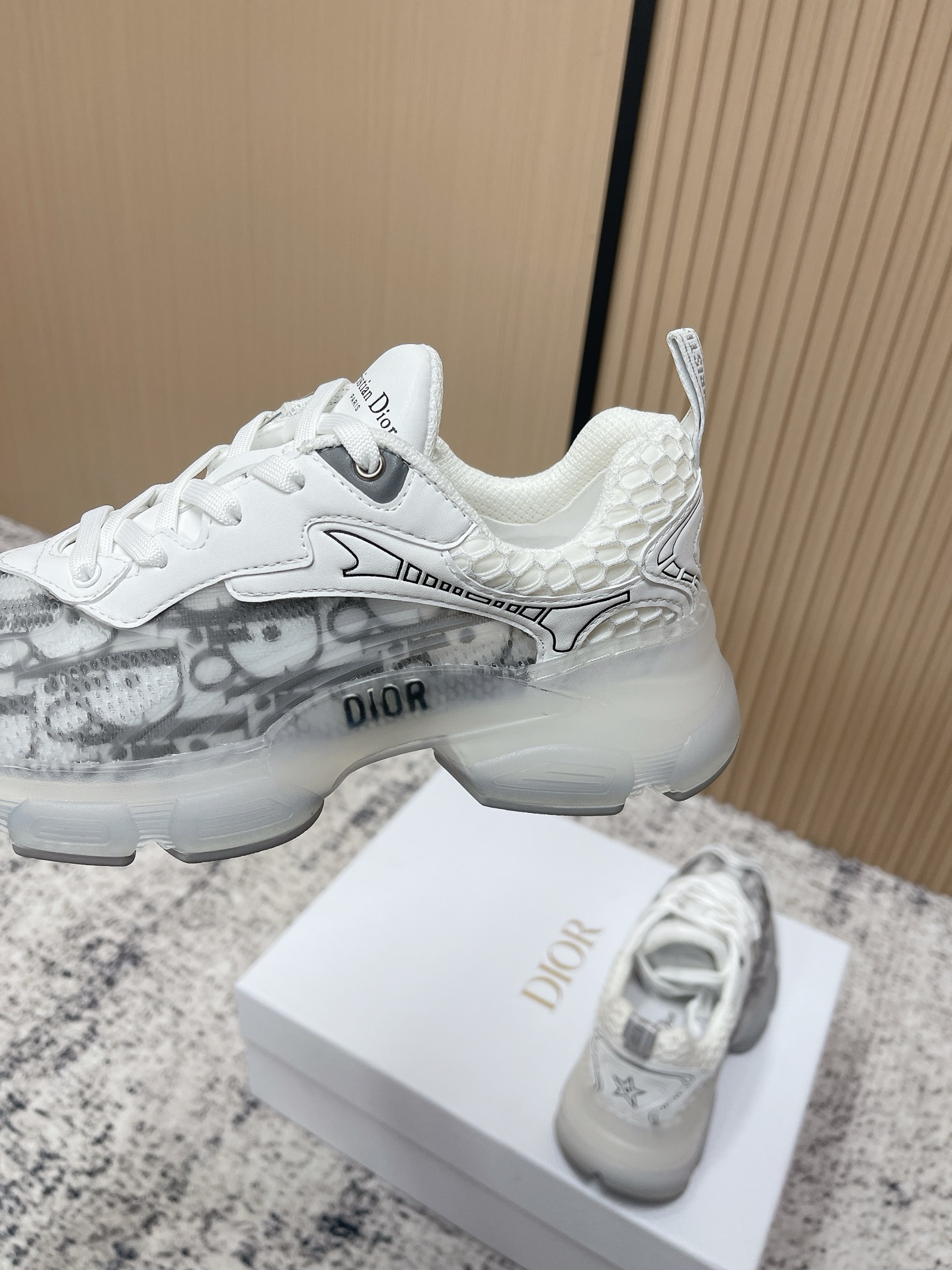 Dior Style White Leather Women's Shoes style reference detail image 9 from source 775459