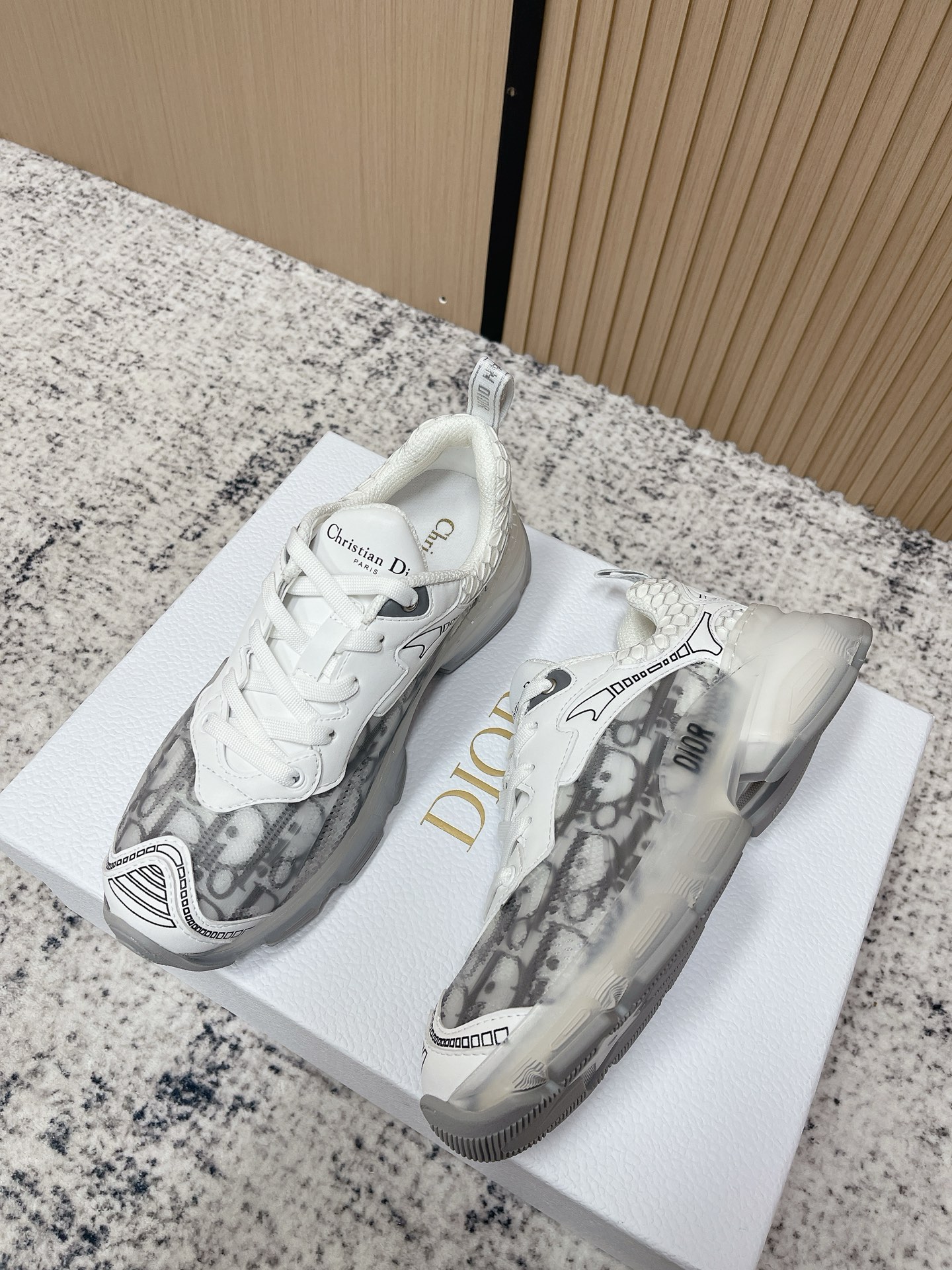 Dior Style White Leather Women's Shoes Lookbook Reference image 2
