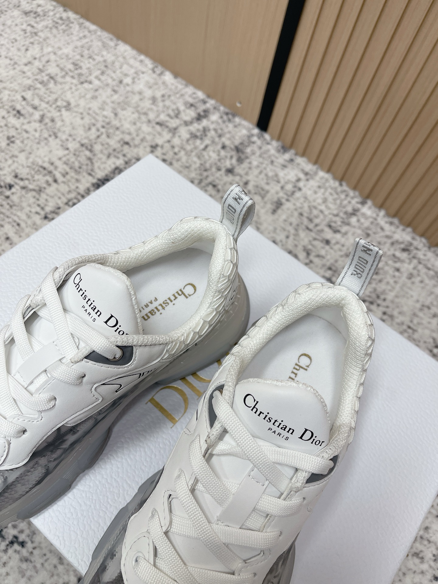 Dior Style White Leather Women's Shoes style reference detail image 6 from source 775459