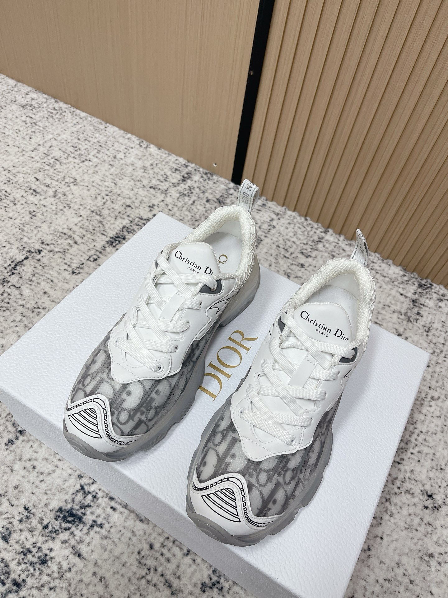 Dior Style White Leather Women's Shoes Lookbook Reference image 1