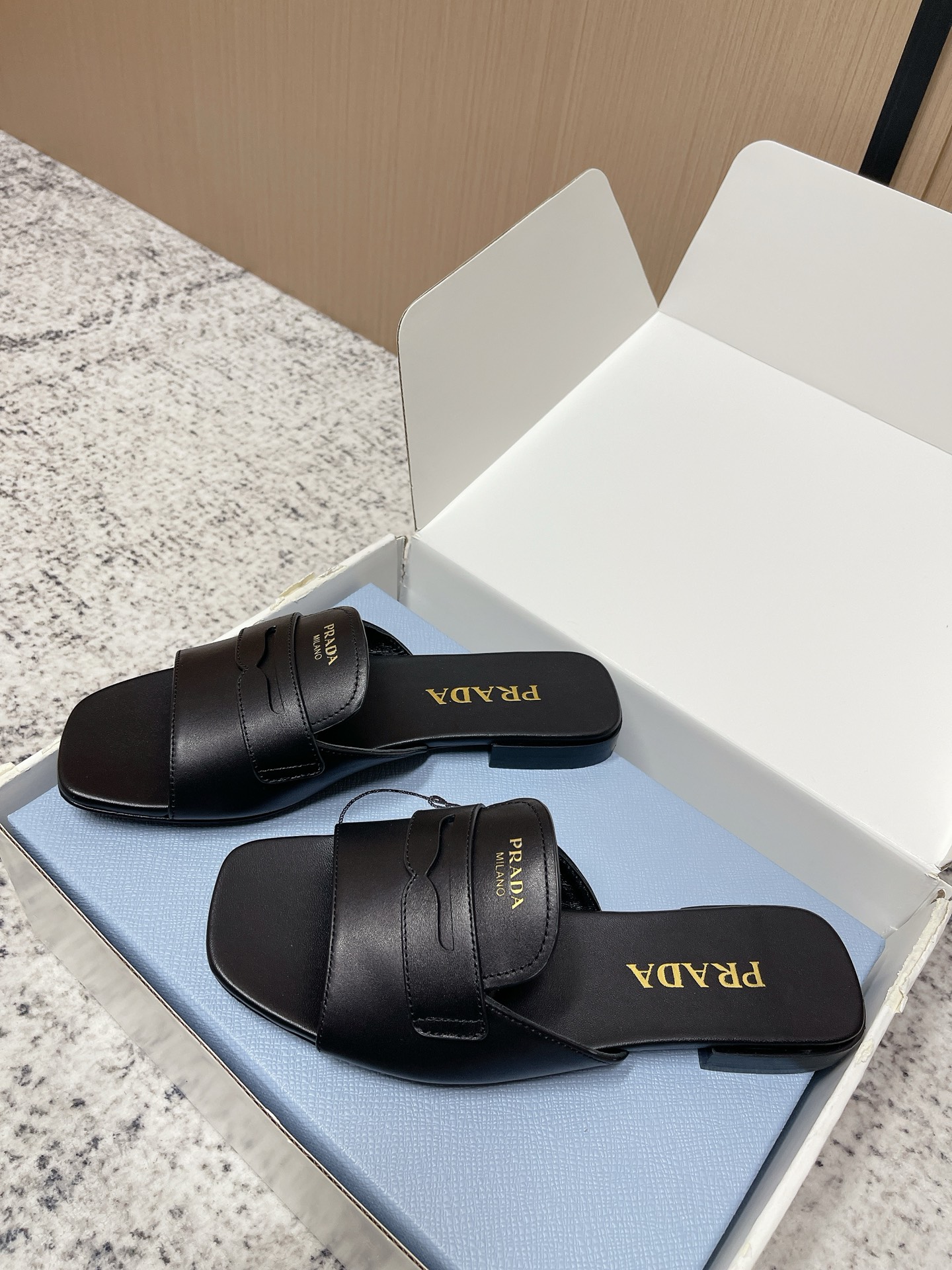 Prada Style Leather Women's Shoes Lookbook Reference image 2