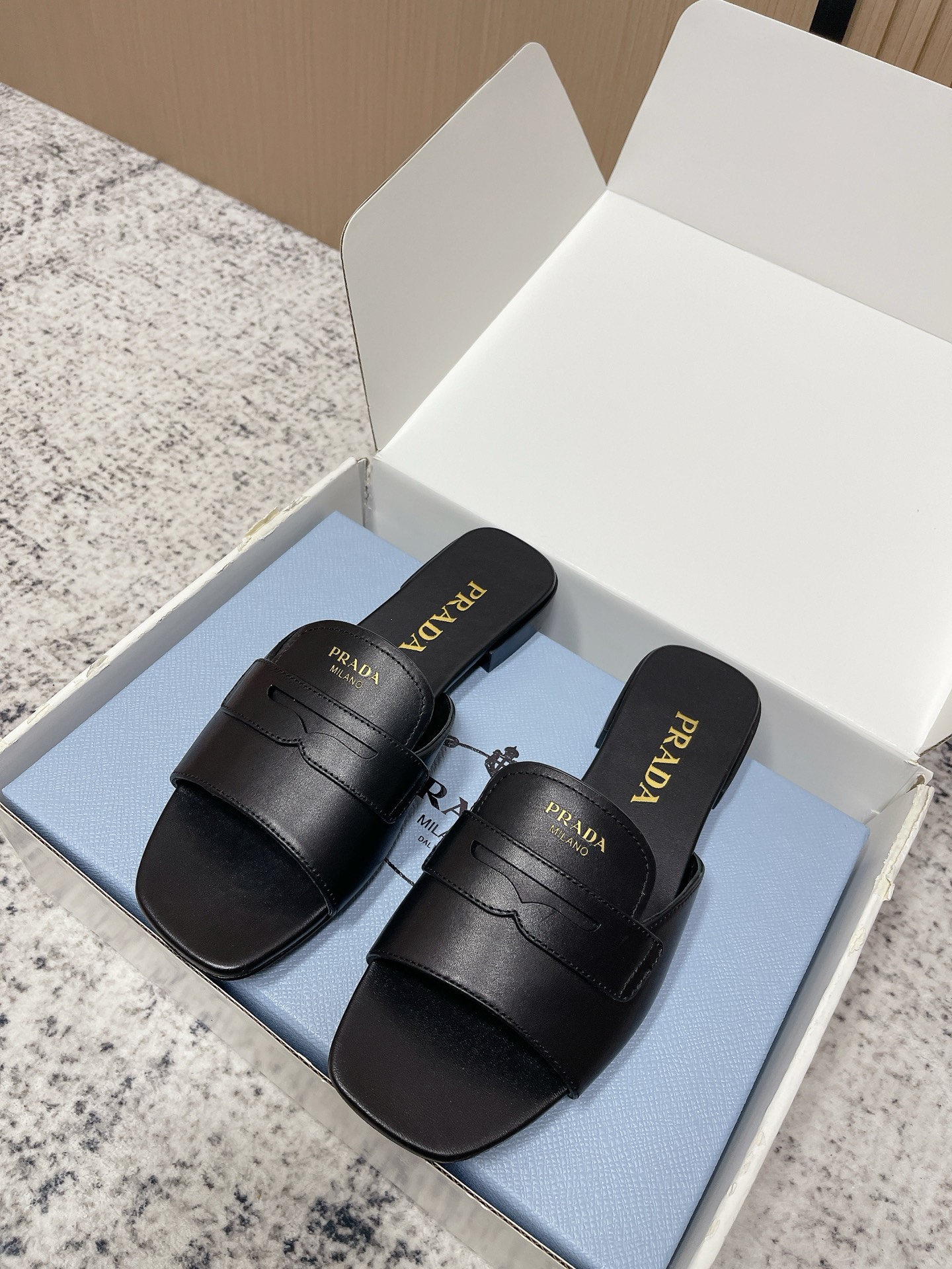 Prada Style Leather Women's Shoes Lookbook Reference image 1