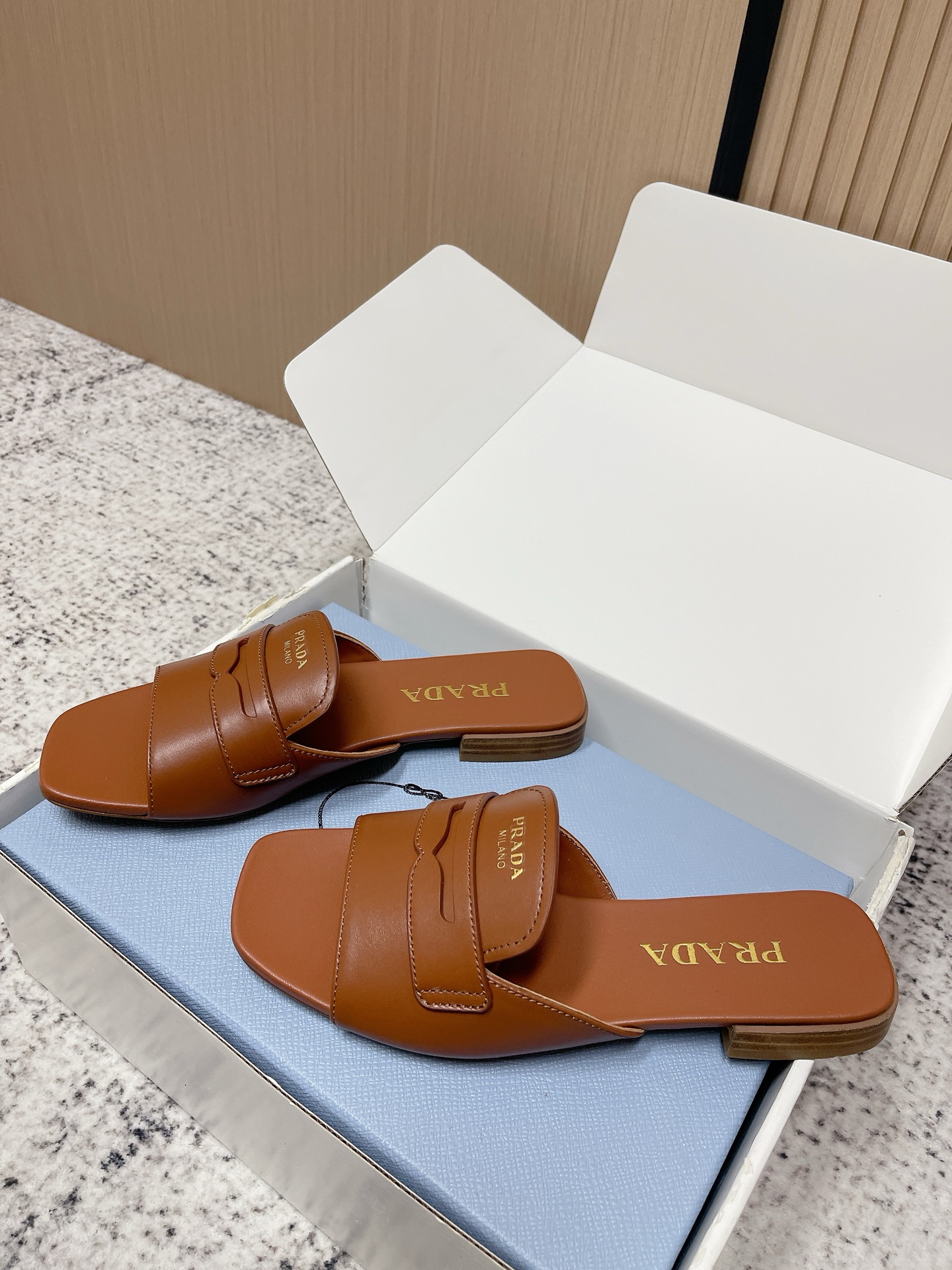 Prada Style Leather Women's Shoes Lookbook Reference image 2
