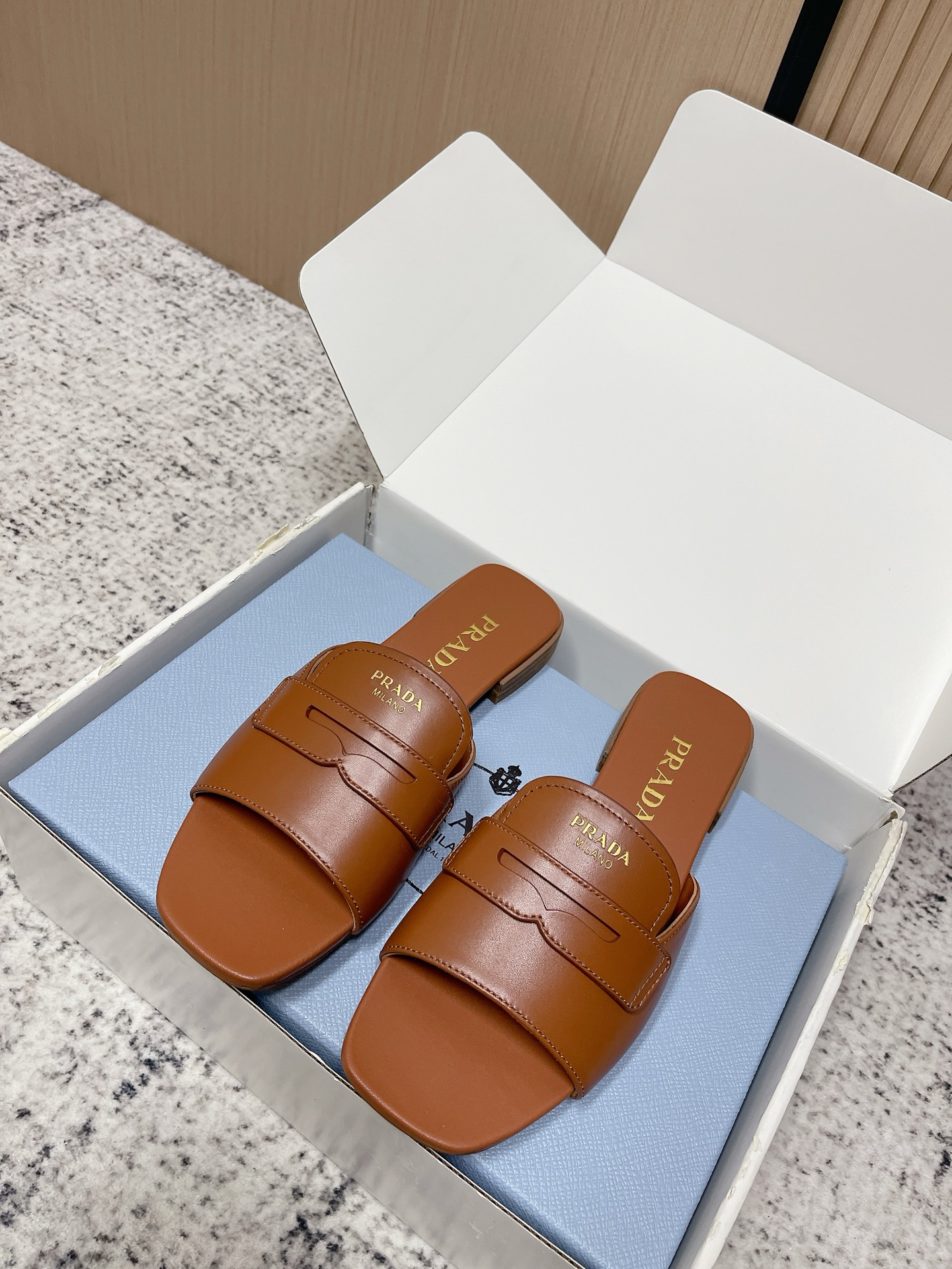 Prada Style Leather Women's Shoes Lookbook Reference image 1