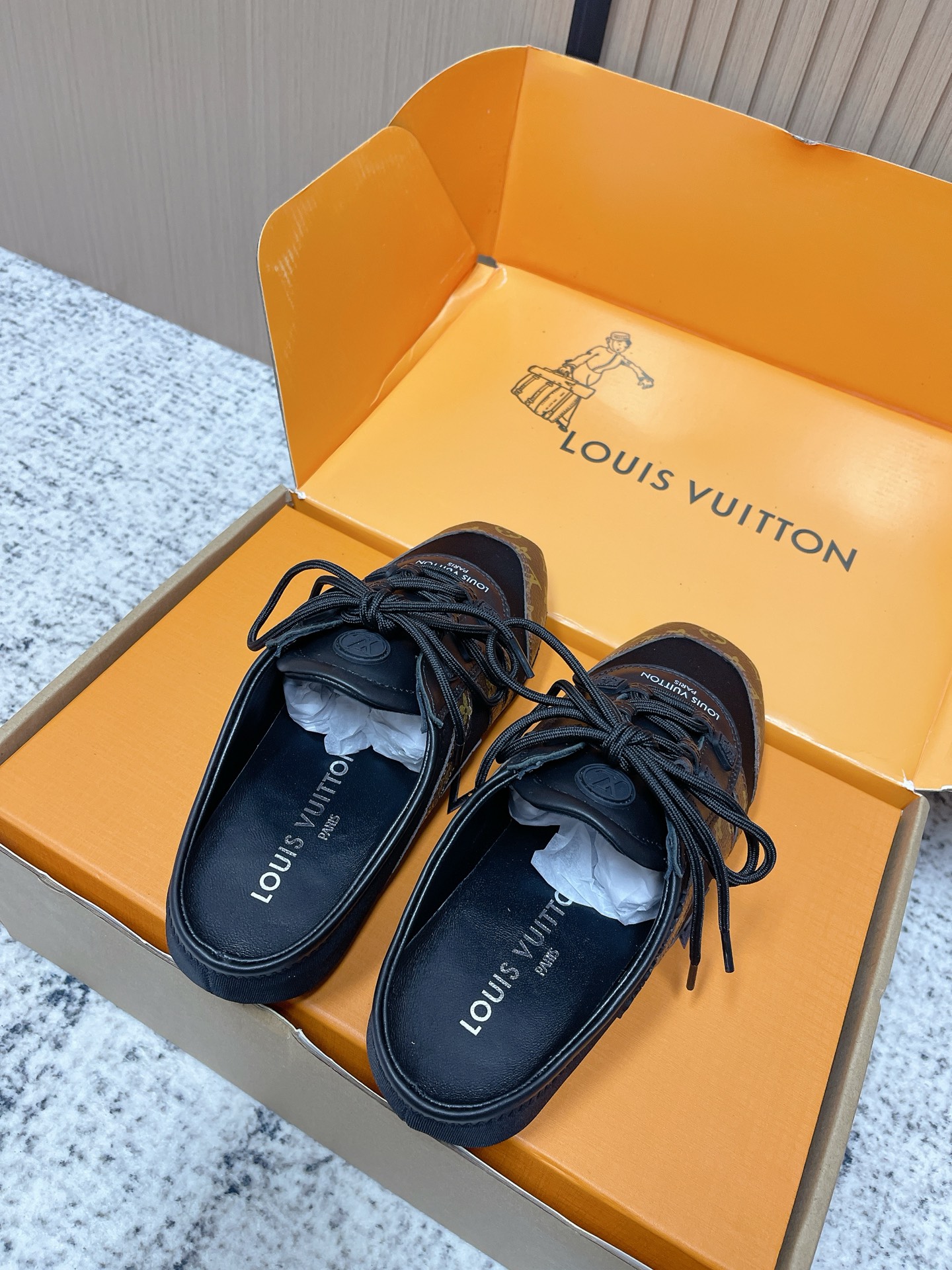 Louis Vuitton LV最新Sneakerina系列 玛丽珍 芭蕾运动鞋 半拖鞋 德训鞋 休闲 平底鞋