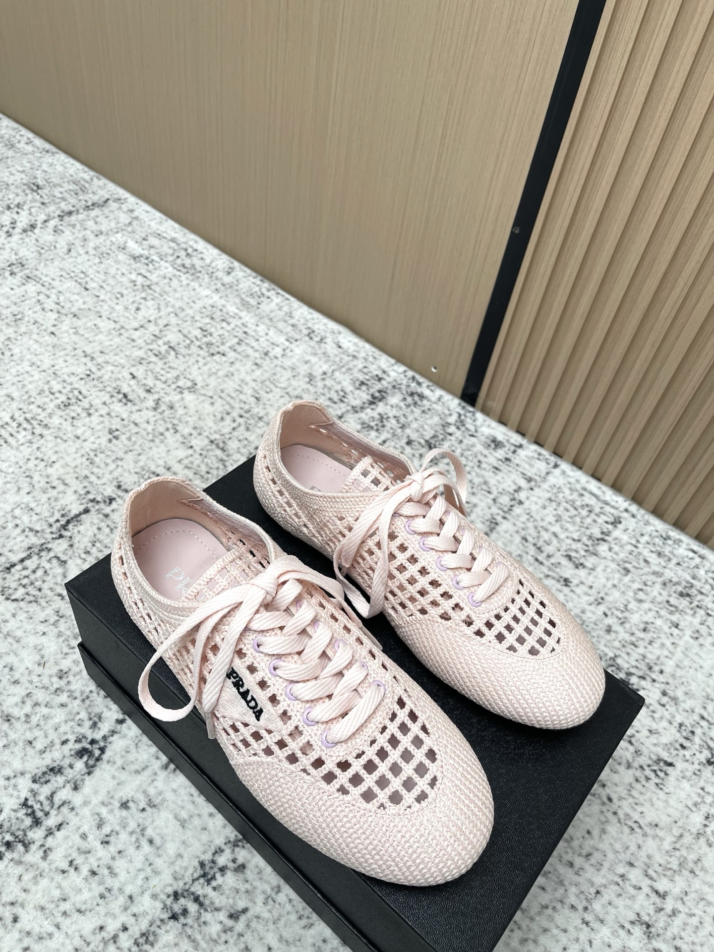 Prada Style Leather Women's Shoes style reference detail image 6 from source 774955