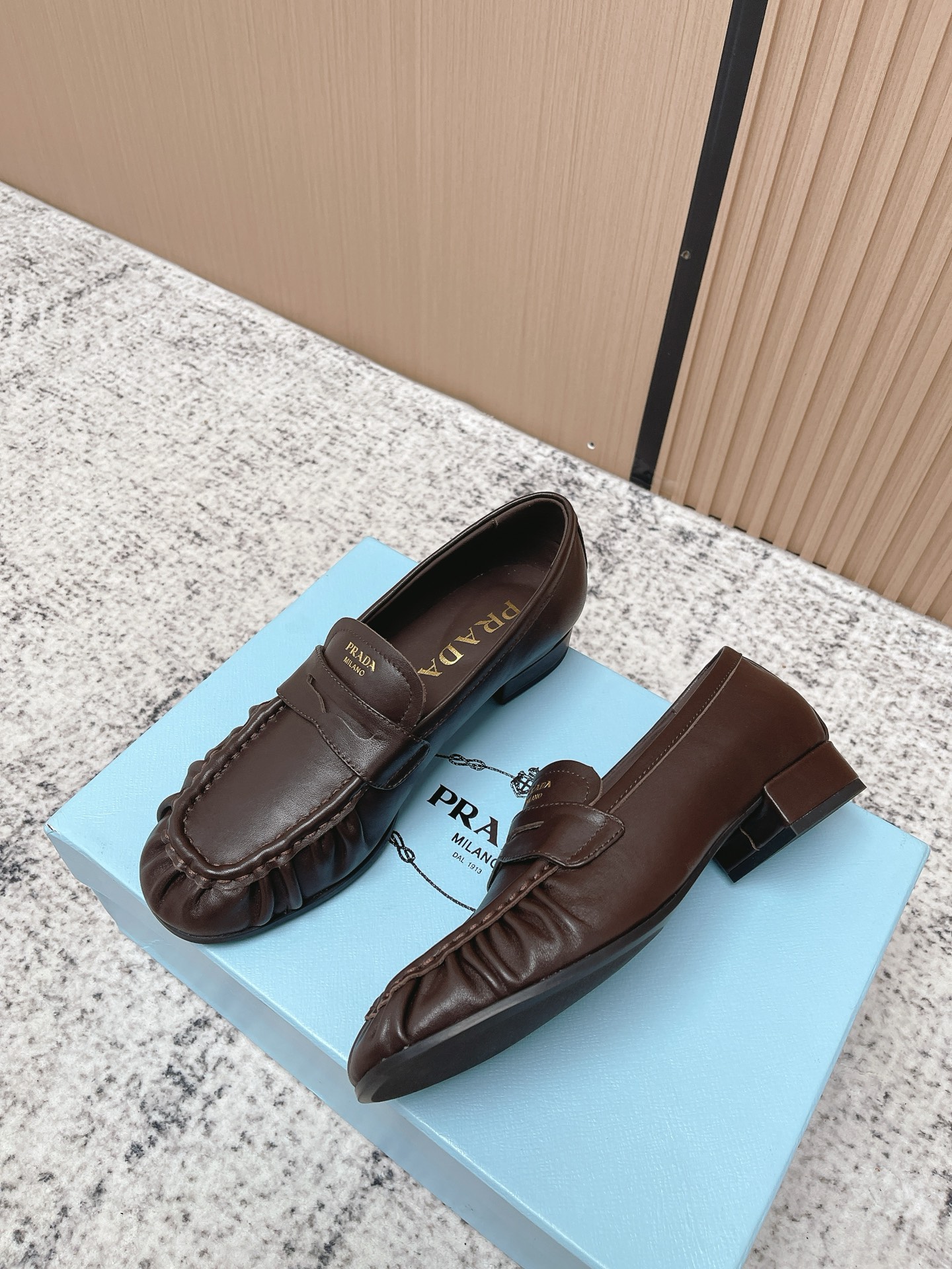 Prada Style Leather Women's Shoes Lookbook Reference image 2