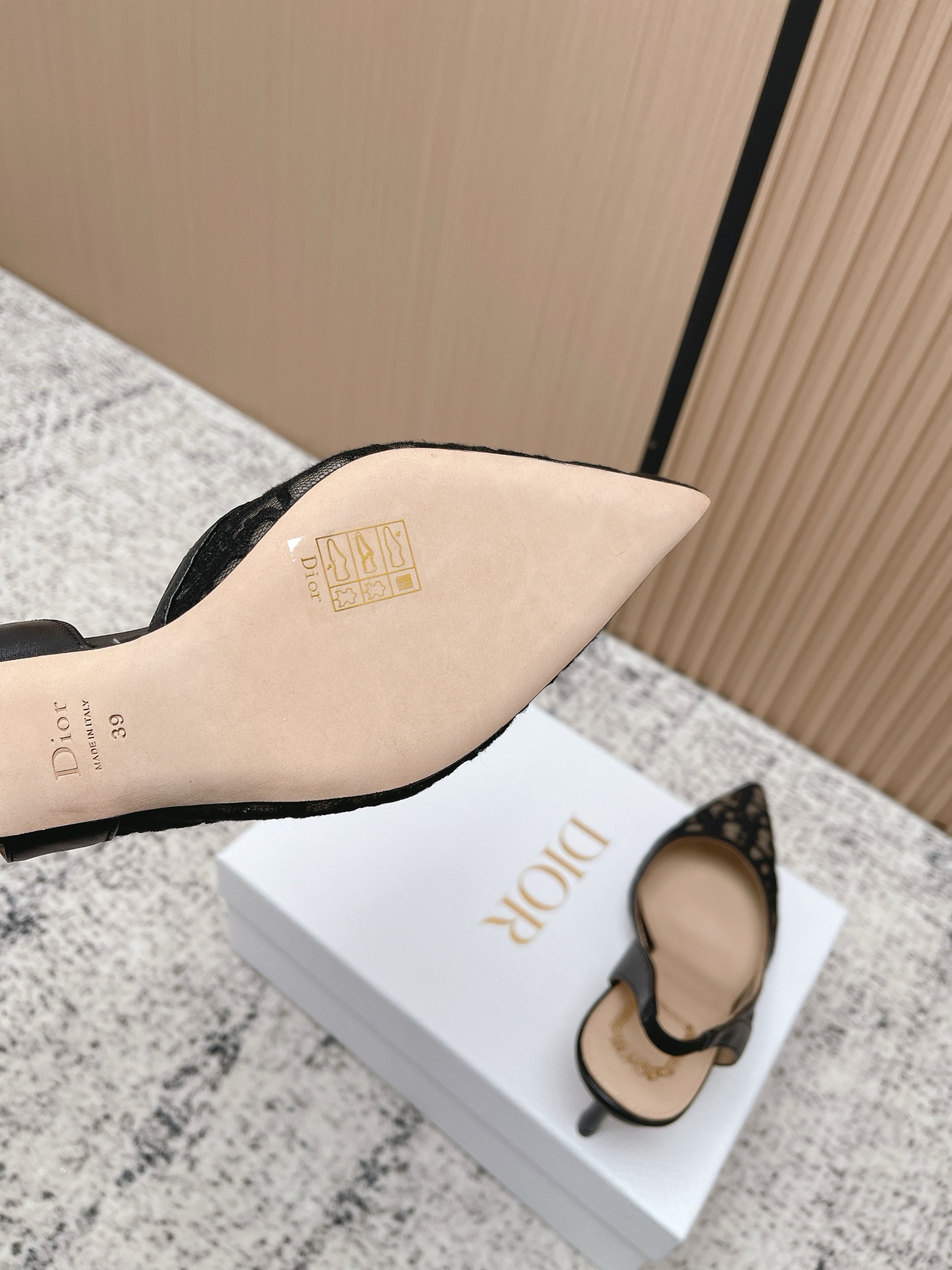 Dior Style Black Leather Women's Shoes style reference detail image 8 from source 775473