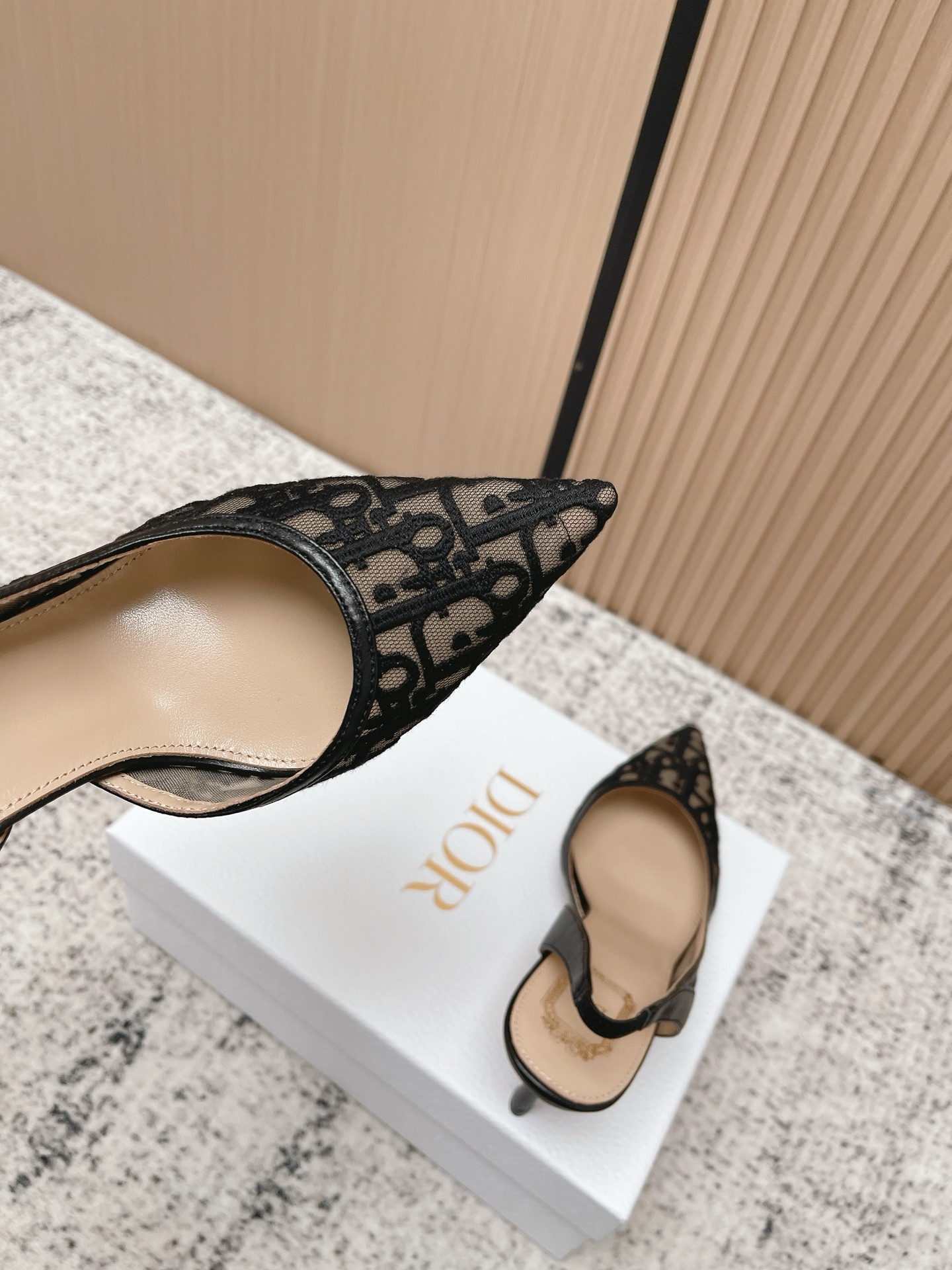 Dior Style Black Leather Women's Shoes style reference detail image 7 from source 775473
