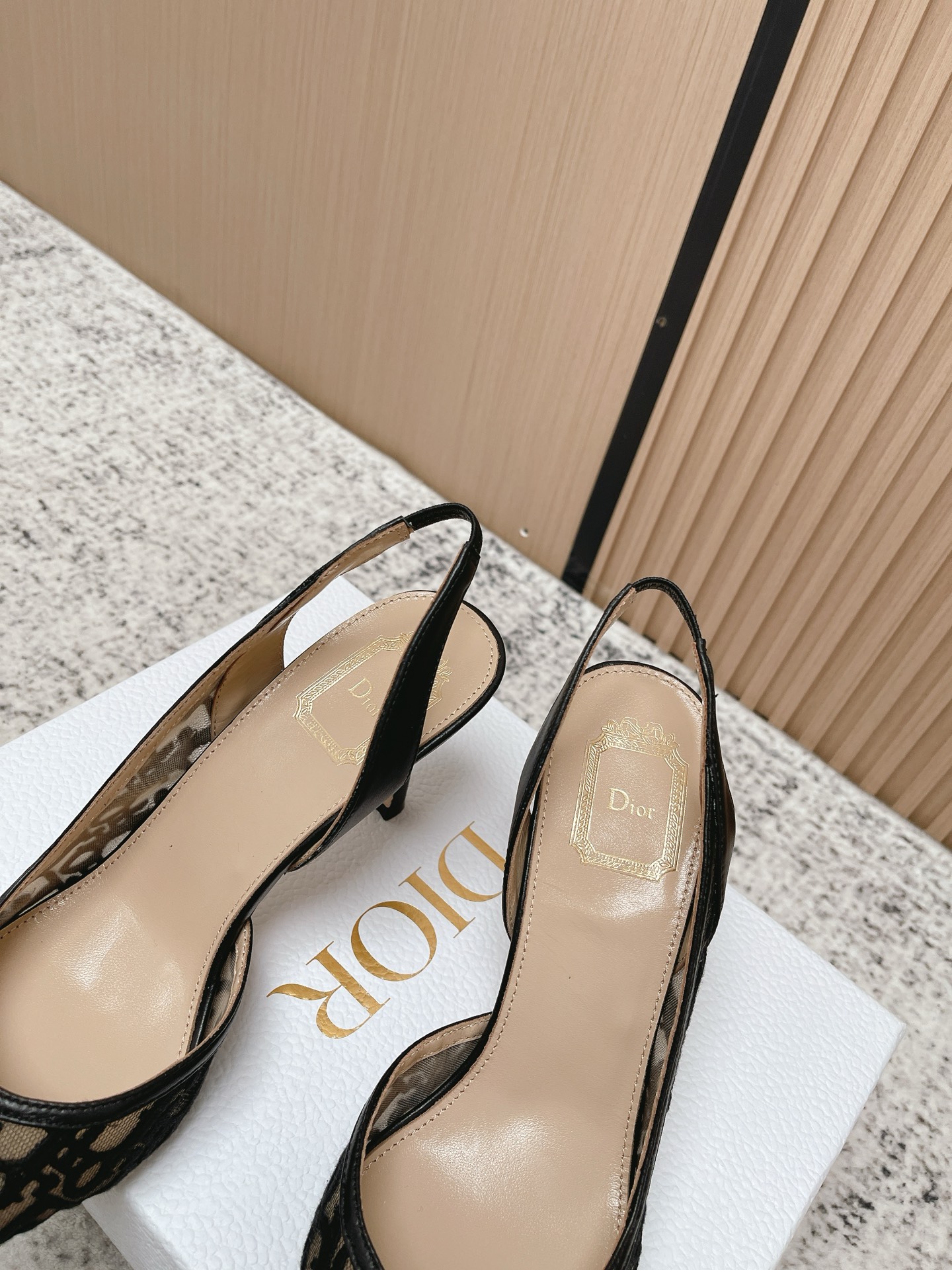 Dior Style Black Leather Women's Shoes style reference detail image 6 from source 775473