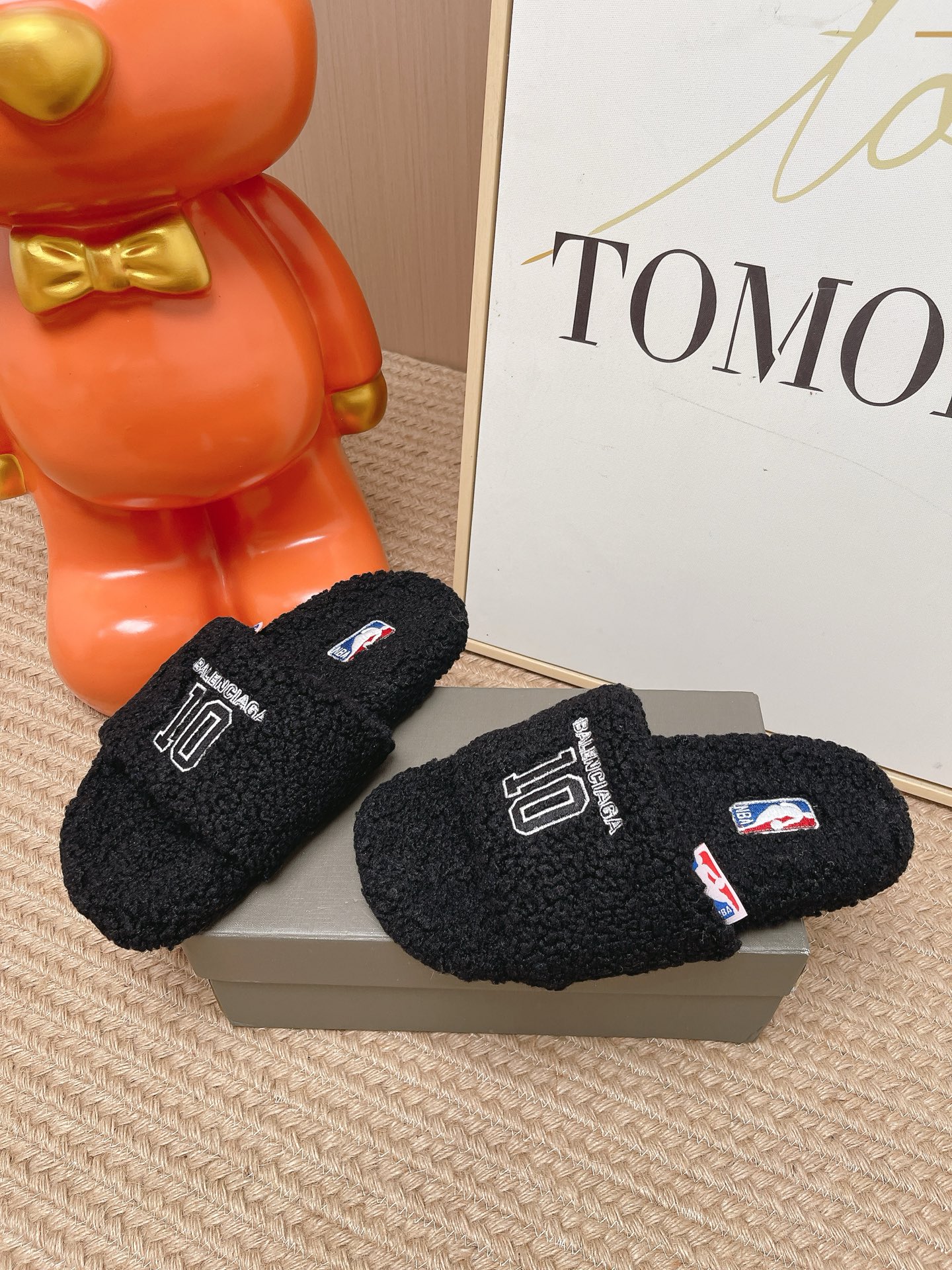 Balenciaga NBA Co-branded Fleece Slides