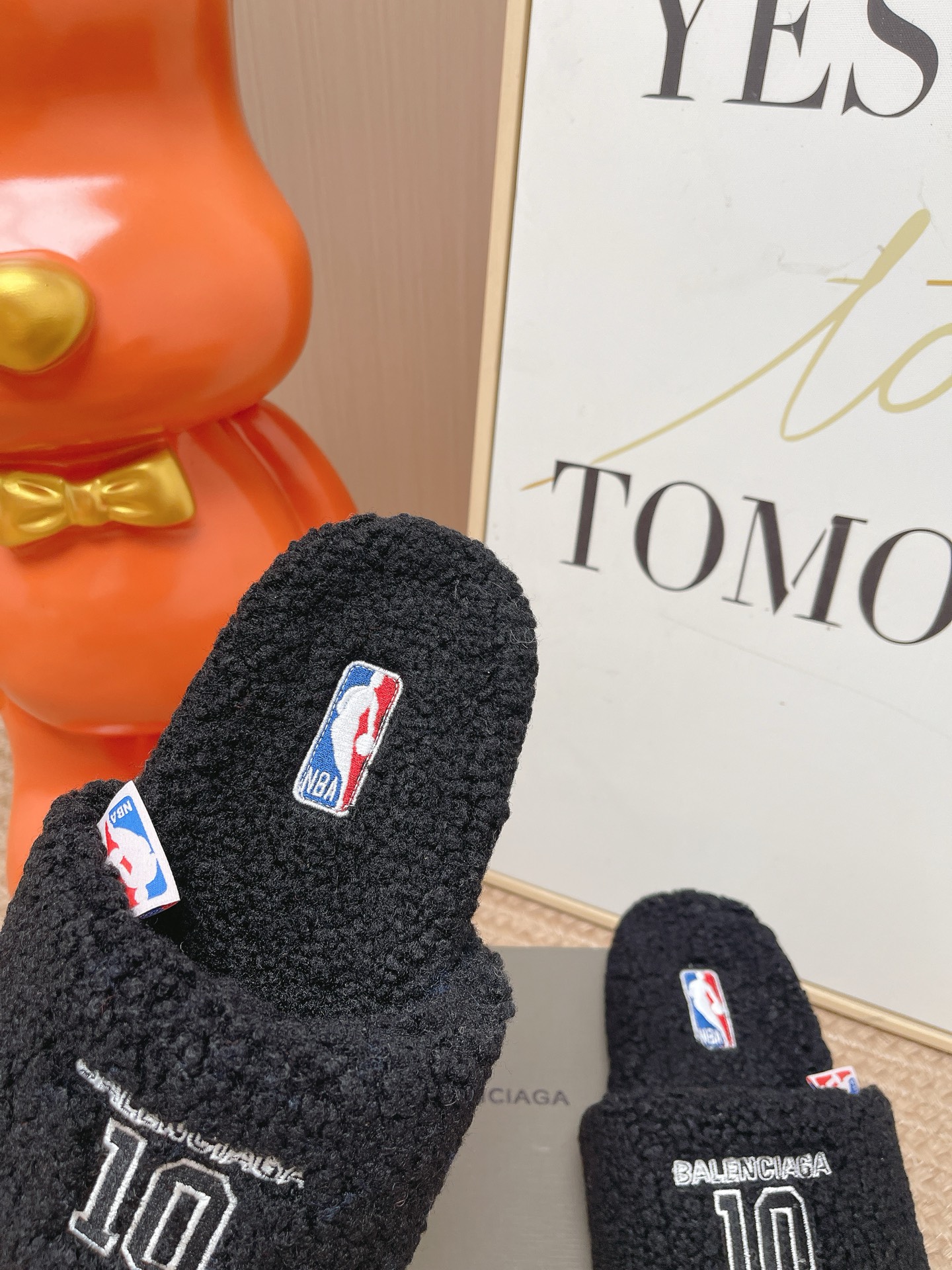 Balenciaga NBA Co-branded Fleece Slides