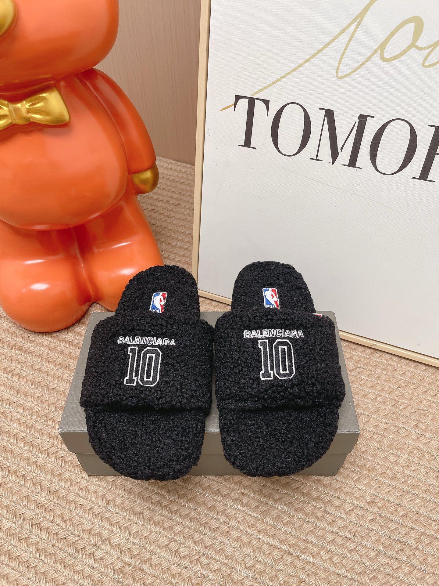 Balenciaga NBA Co-branded Fleece Slides