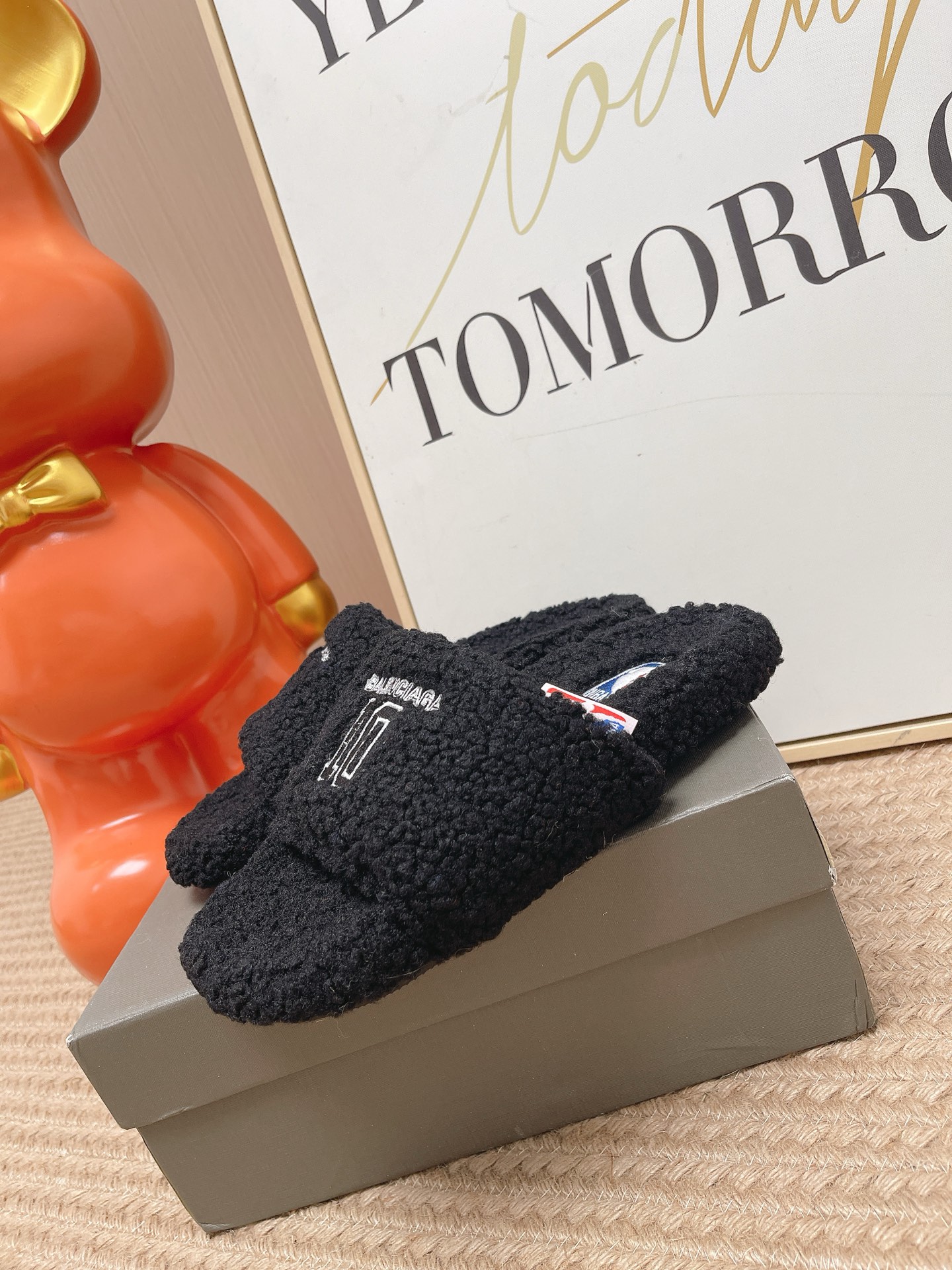 Balenciaga NBA Co-branded Fleece Slides