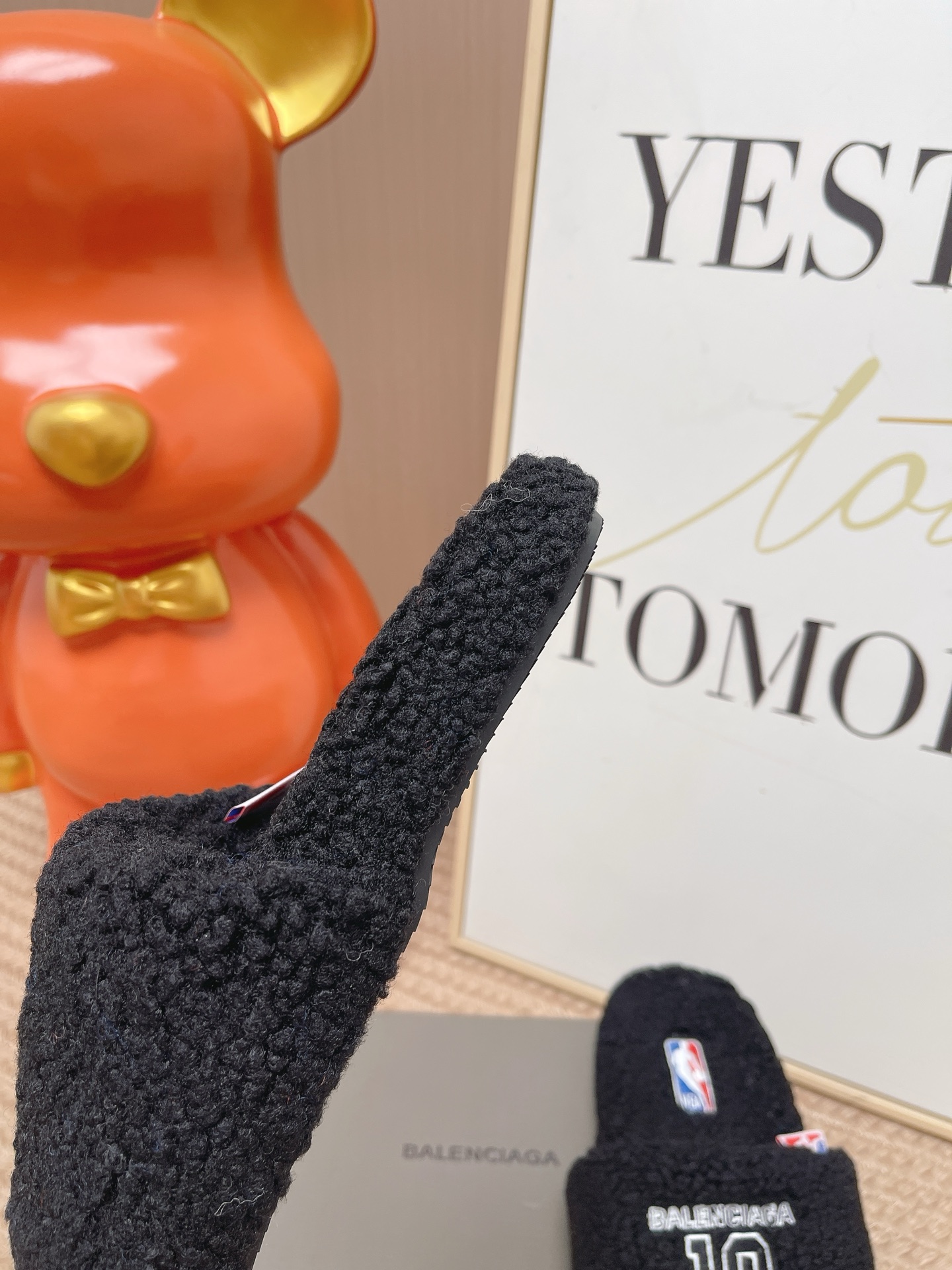 Balenciaga NBA Co-branded Fleece Slides