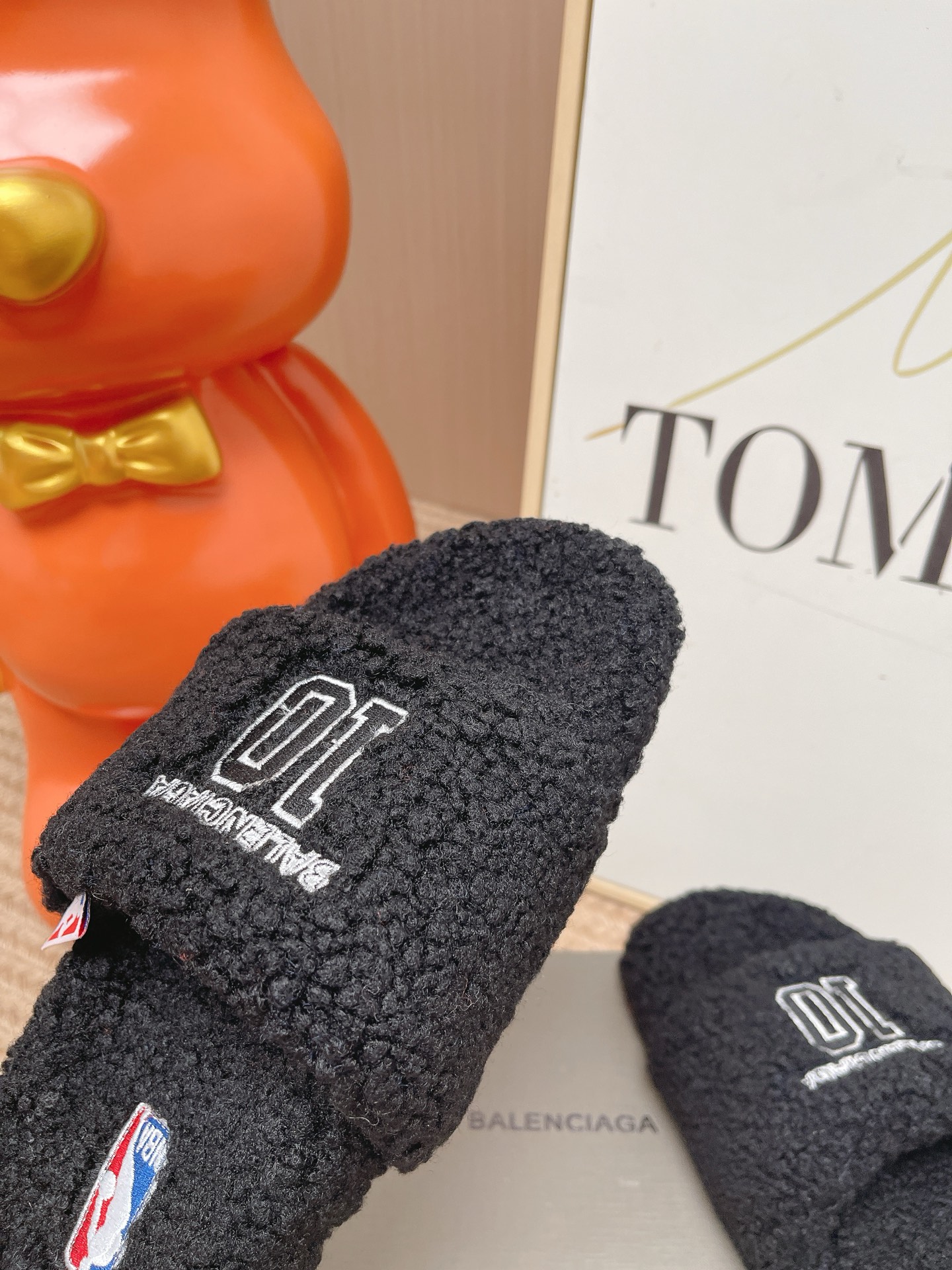 Balenciaga NBA Co-branded Fleece Slides