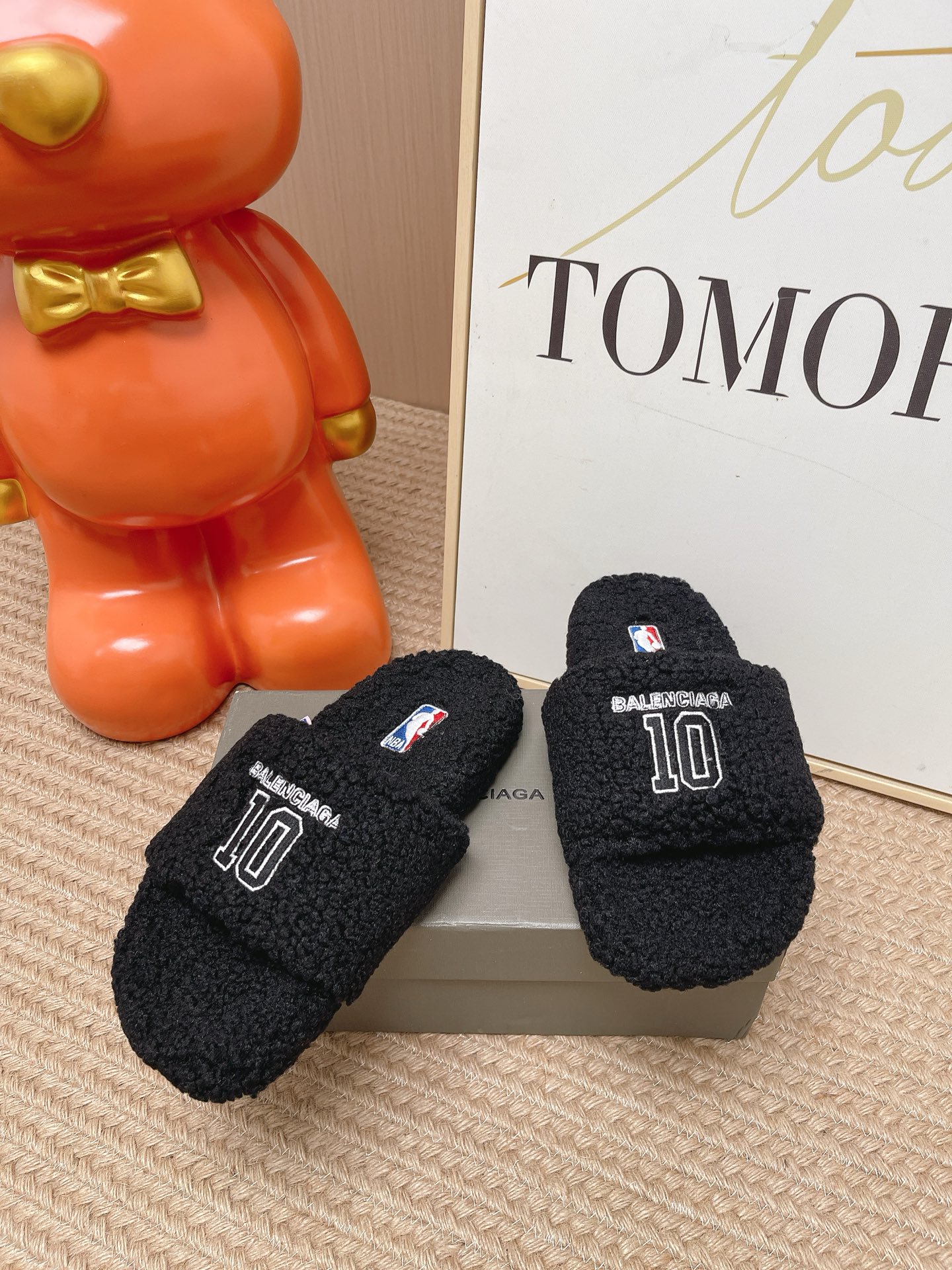 Balenciaga NBA Co-branded Fleece Slides