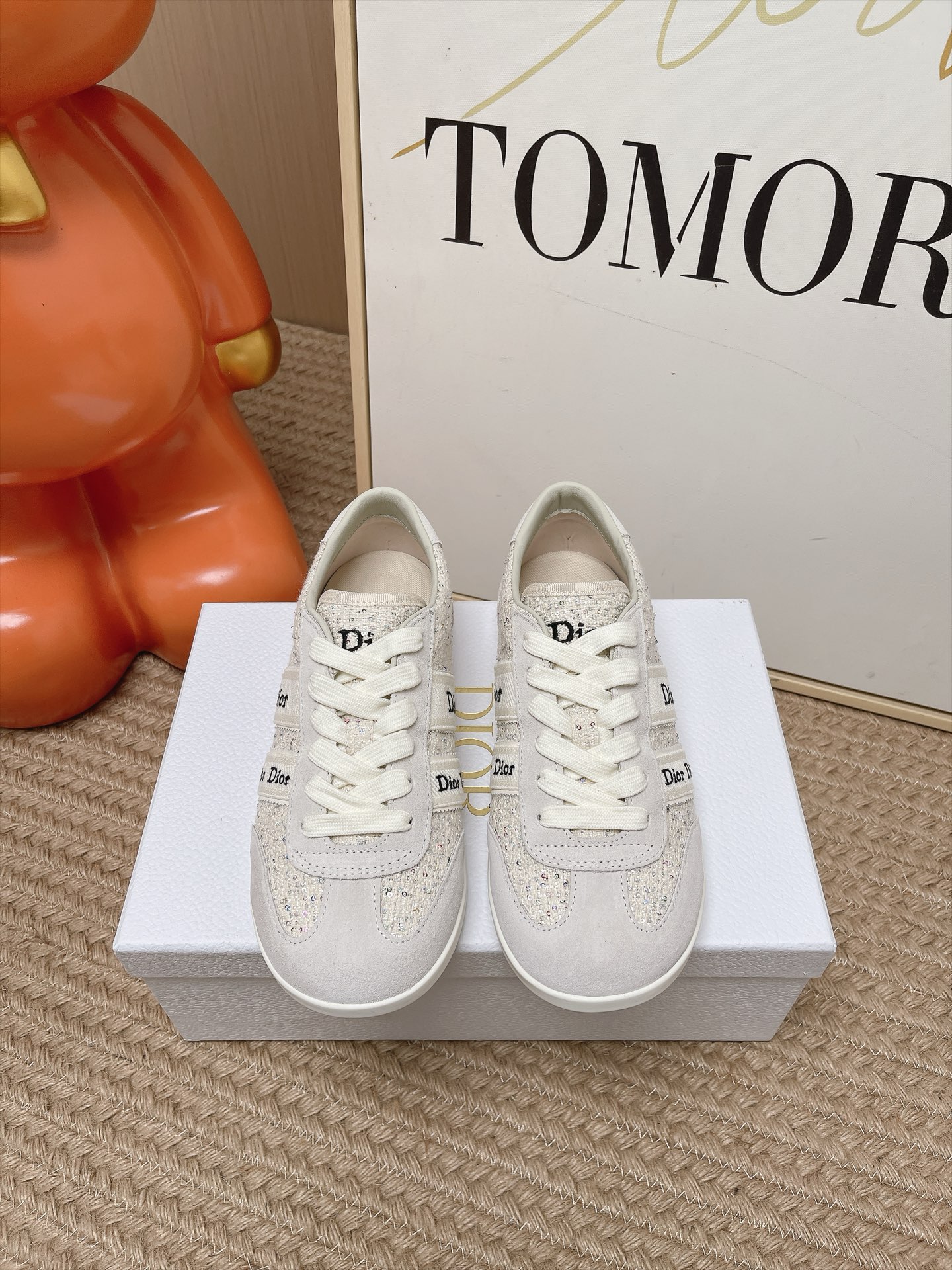 dior white saltwind sneakers