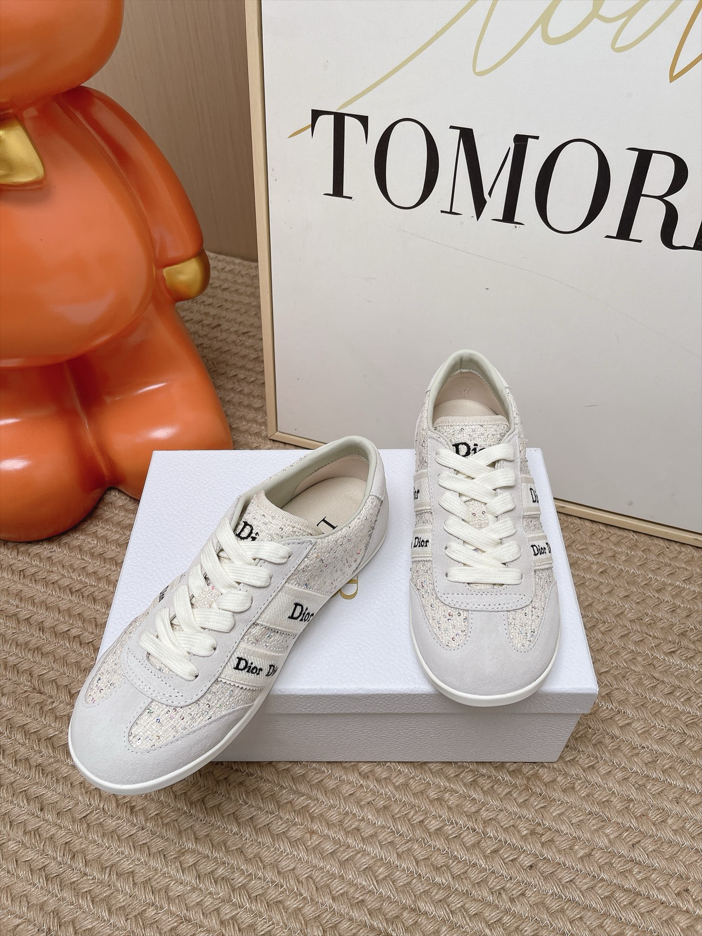dior white saltwind sneakers