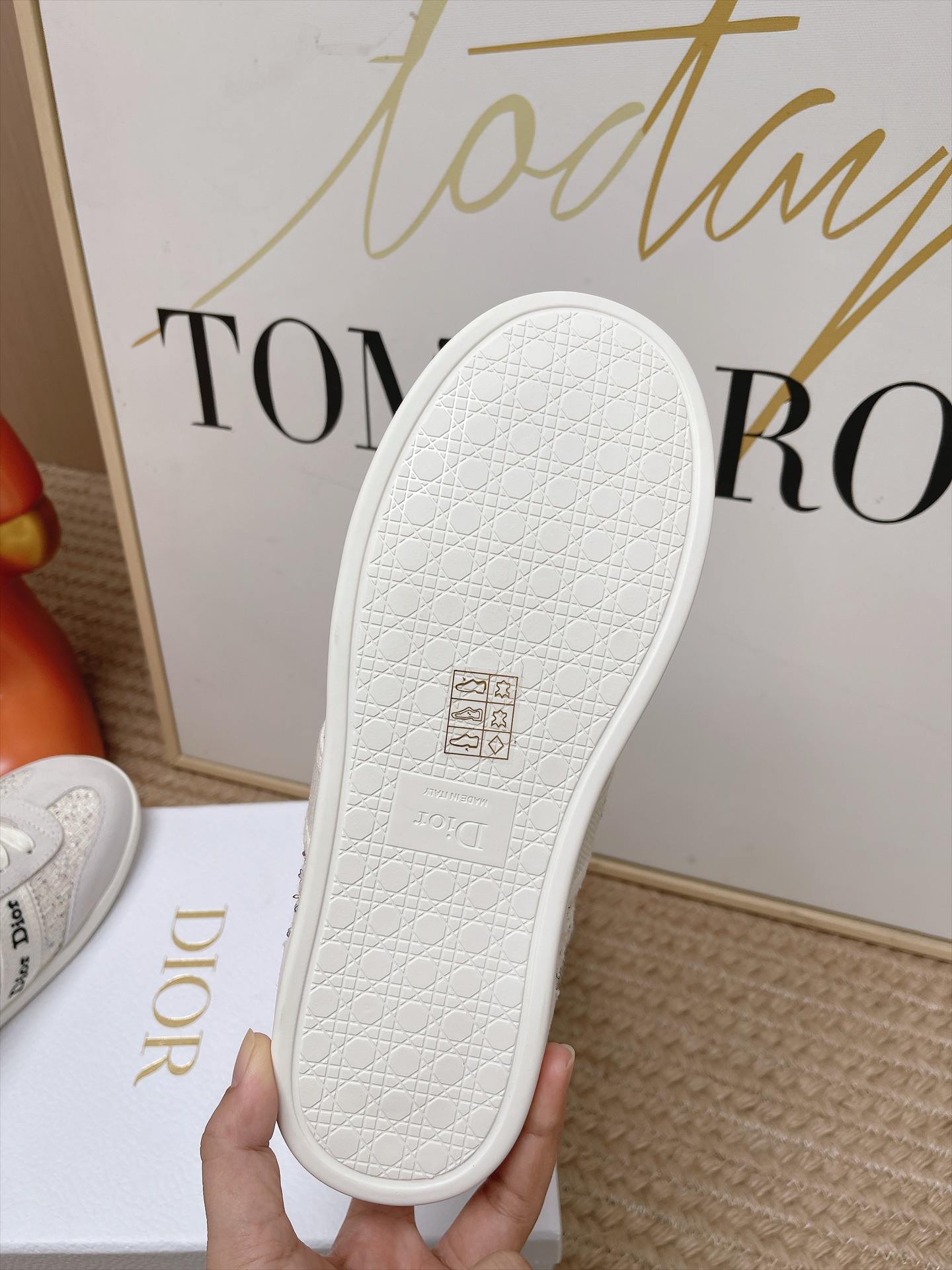 dior white saltwind sneakers