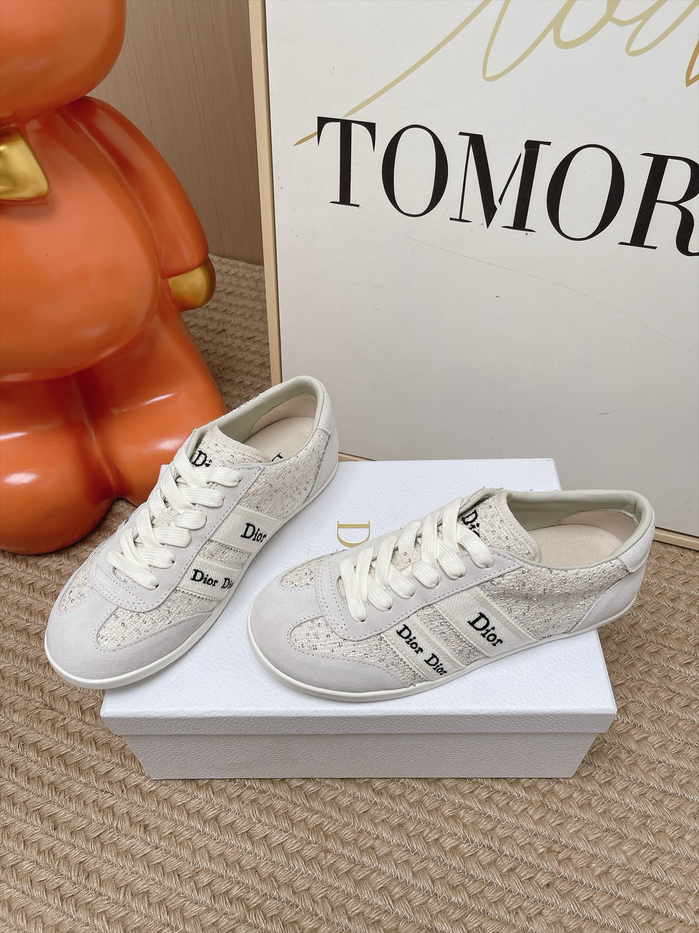 dior white saltwind sneakers