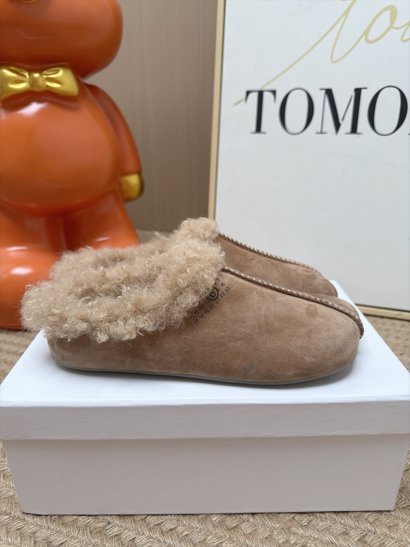 Женские балетки Мэри Джейн Марка М6 Бежевый Maison Margiela