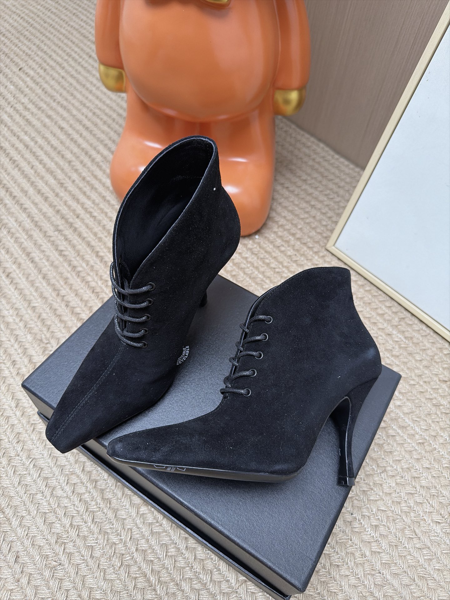 Женские ботильоны Alaia черного цвета Alaïa