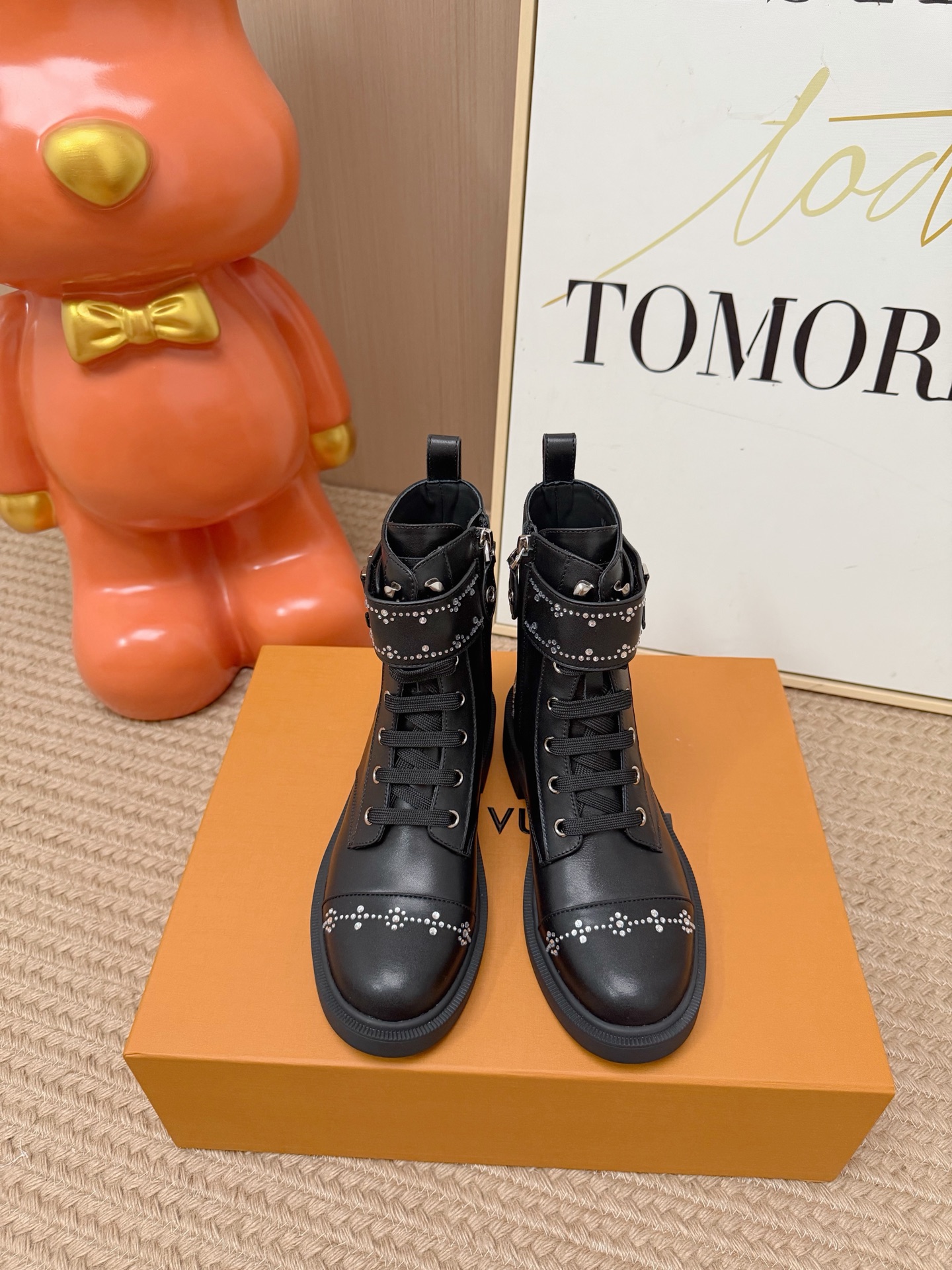 Женские ботинки LV с декором