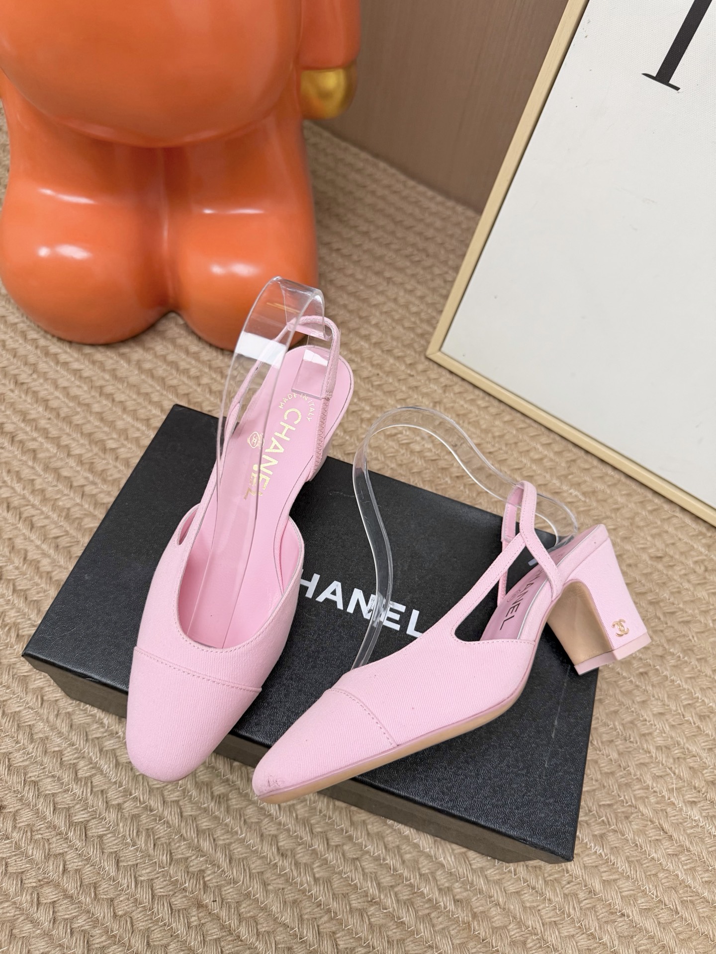 Chanel Pink Slingback Pumps