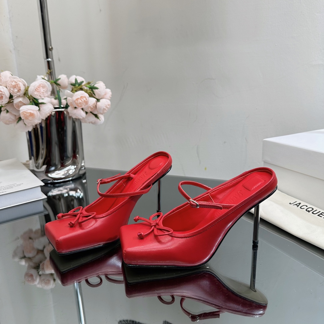 2023 Fashion Trend: Non-Legged Ballerina Heels with Metal Heel and Hybrid Sheep Skin - 图片 6