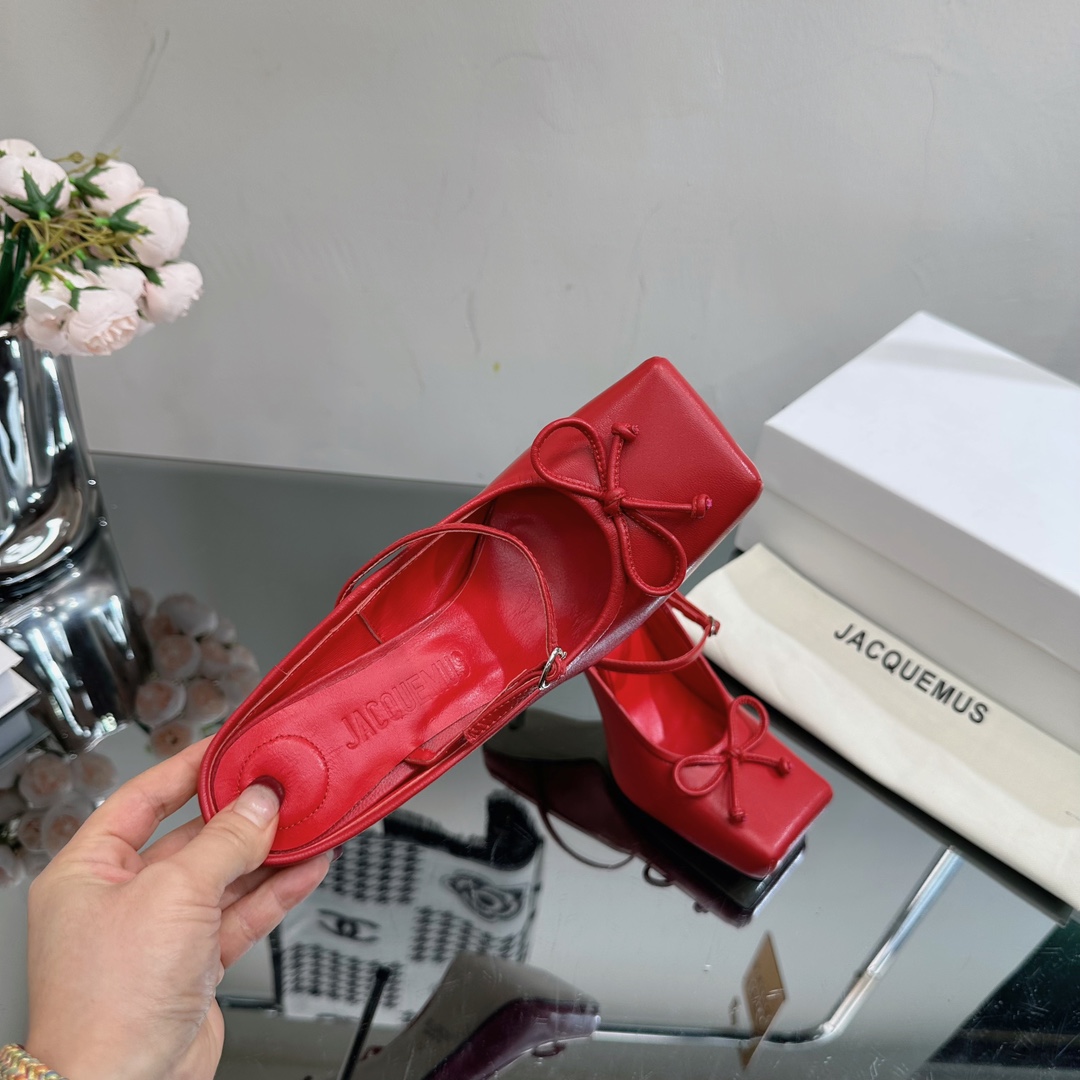 2023 Fashion Trend: Non-Legged Ballerina Heels with Metal Heel and Hybrid Sheep Skin - 图片 8
