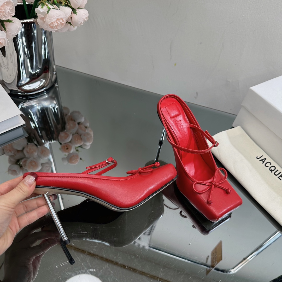 2023 Fashion Trend: Non-Legged Ballerina Heels with Metal Heel and Hybrid Sheep Skin - 图片 7