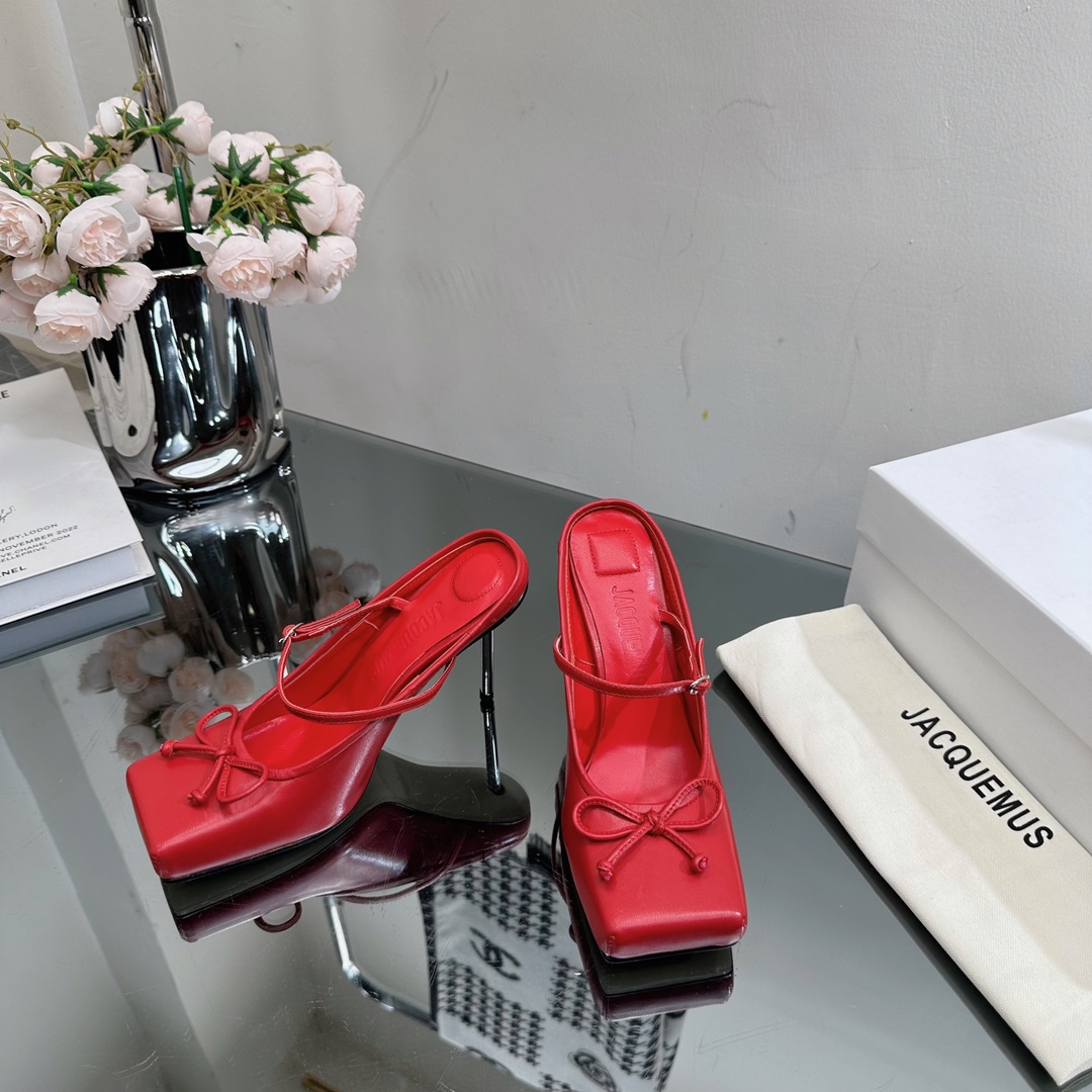 2023 Fashion Trend: Non-Legged Ballerina Heels with Metal Heel and Hybrid Sheep Skin - 图片 3