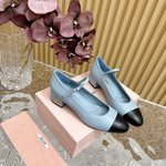 MiuMiu Sandals Single Layer Shoes Cowhide Genuine Leather Sheepskin Fashion