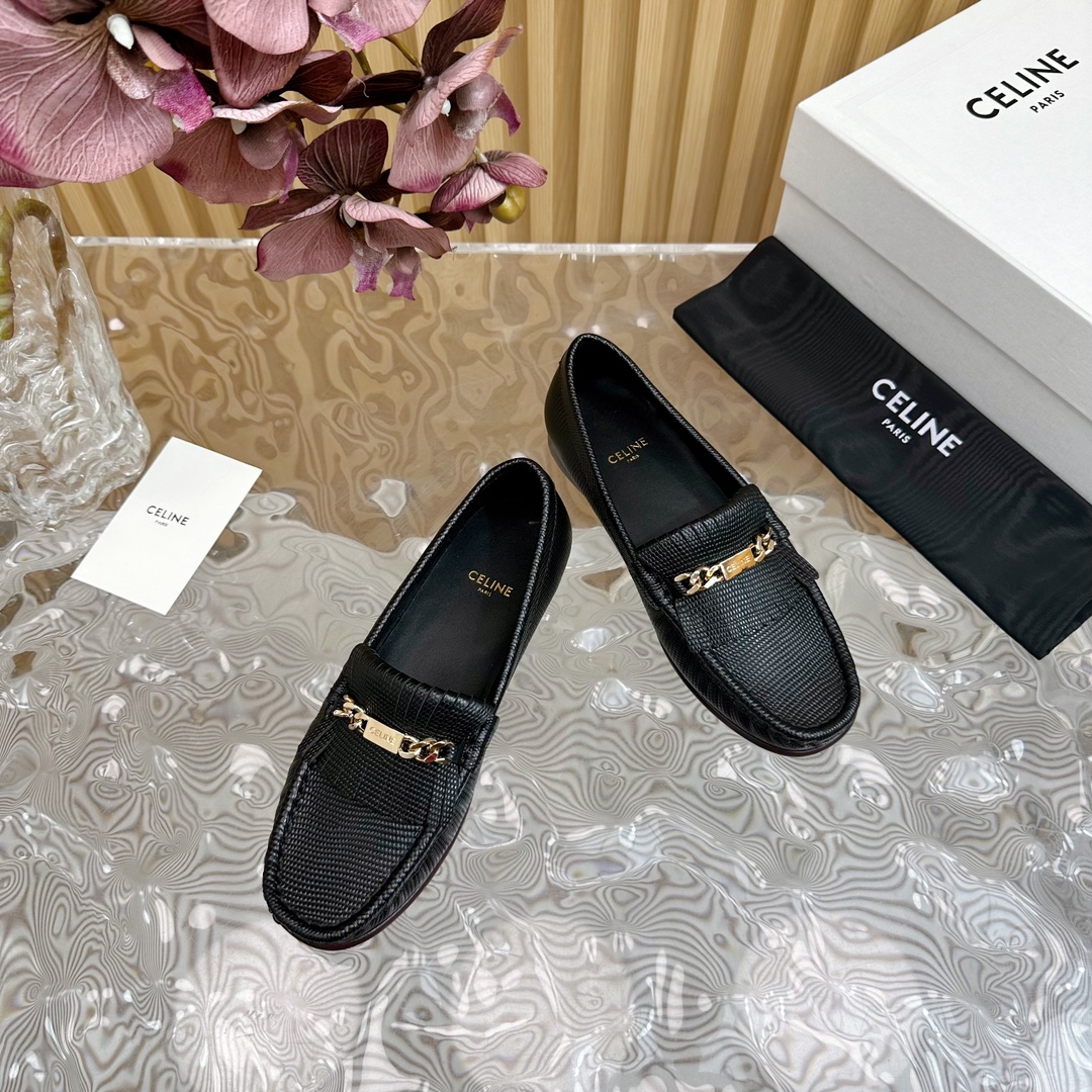 2024新款 💙Celine/赛琳经典四季复古乐福鞋 8